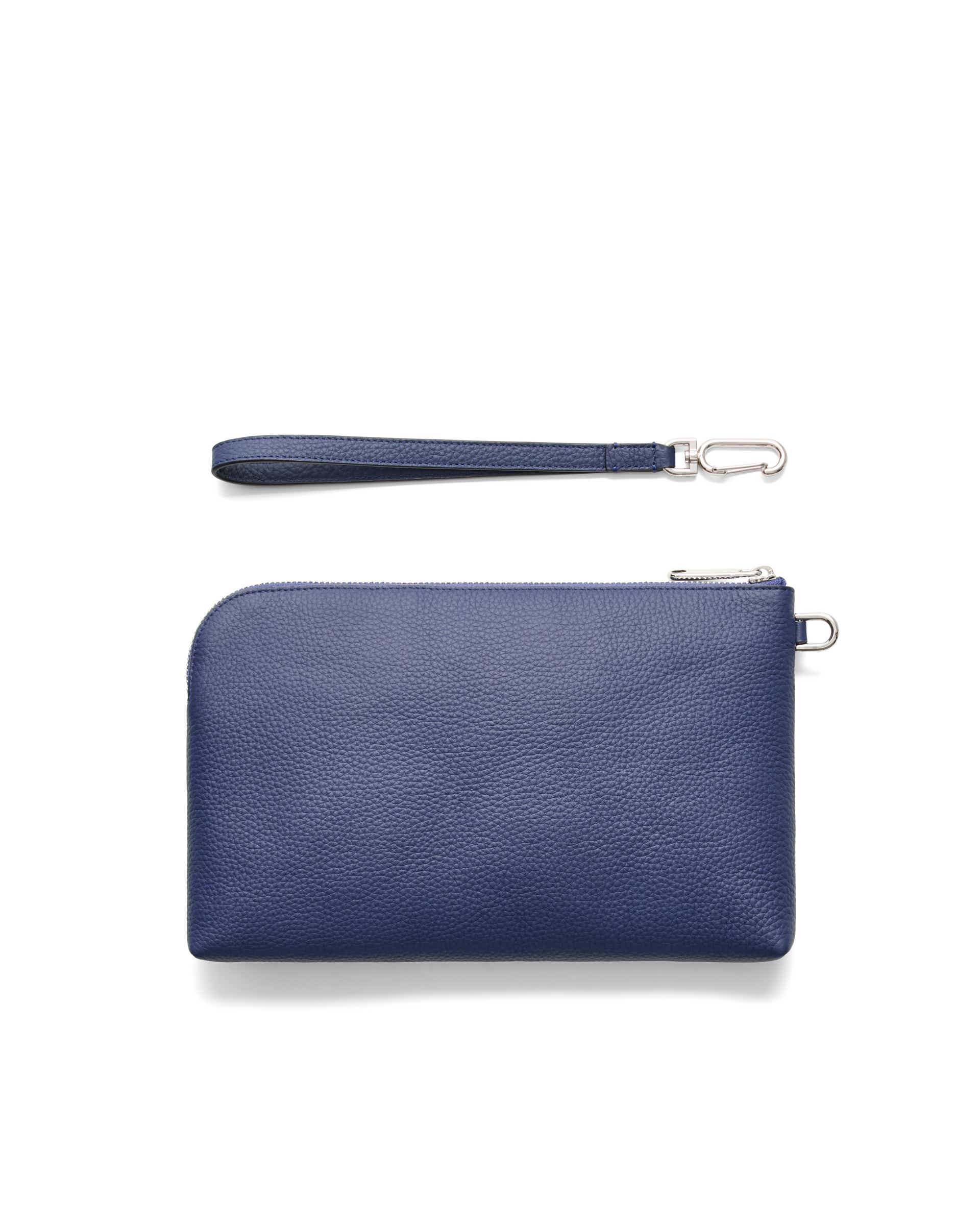 ECCO® Wristlet kožna ručna torbica - Plava - Back