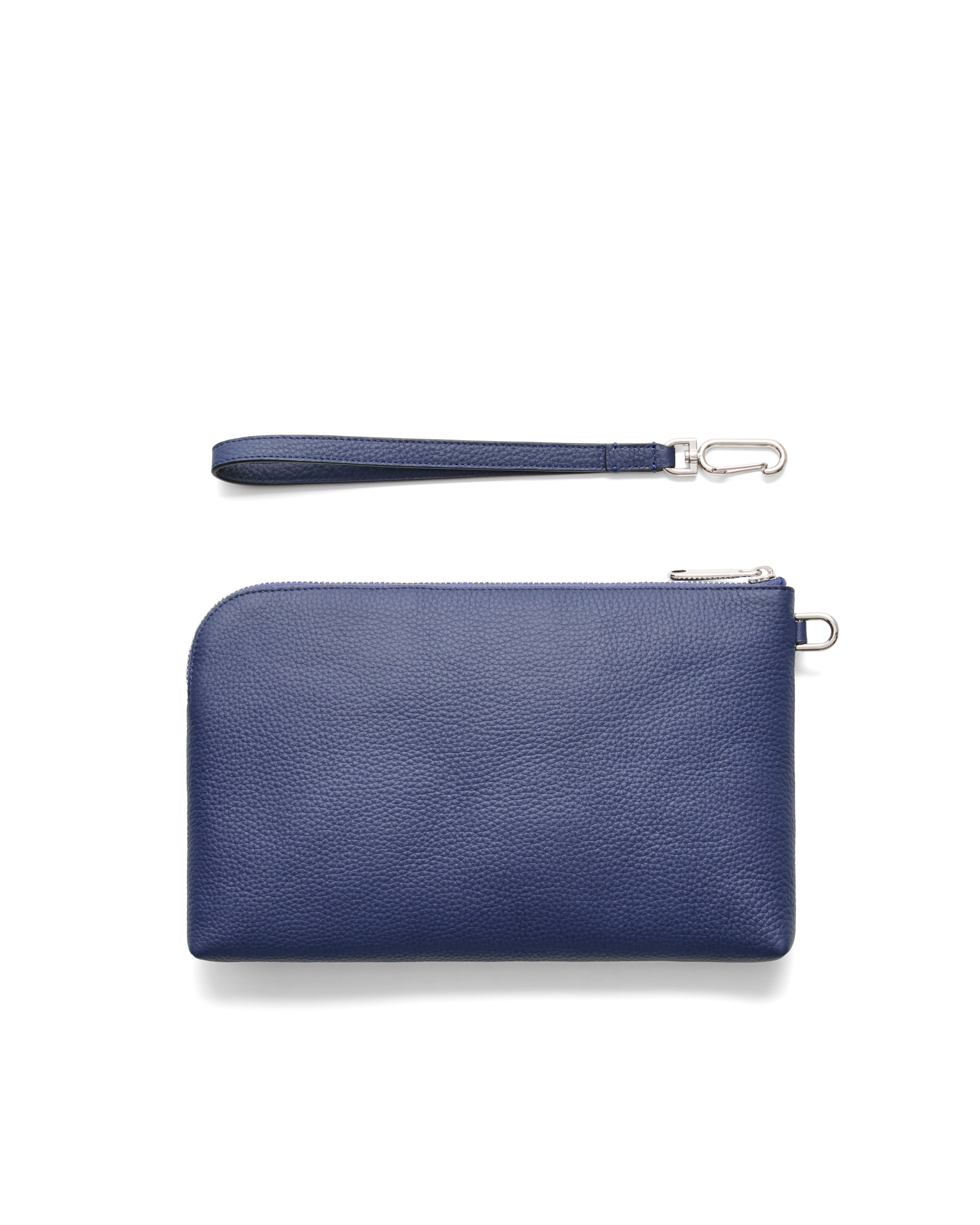 ECCO® Wristlet kožna ručna torbica - Plava - Back