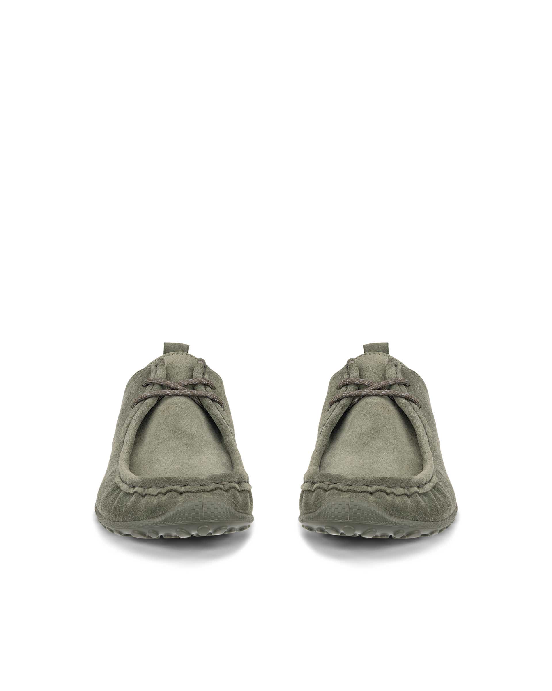 ECCO Biom Lite Women ウィメンズ レザーシューズ - グリーン - Front pair