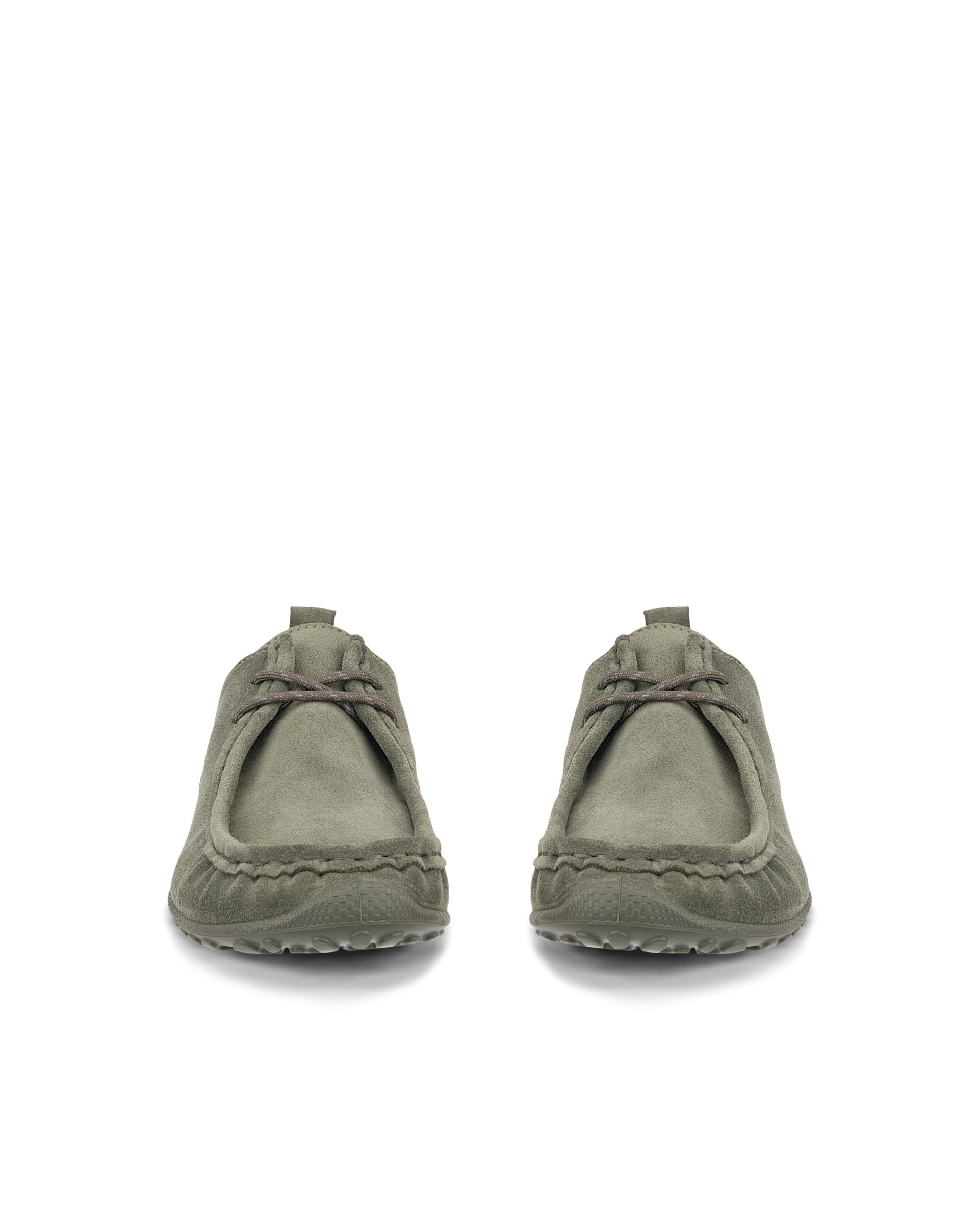 Damskie zamszowe buty z ozdobnym szwem ECCO® BIOM LITE - Zielony - Outside