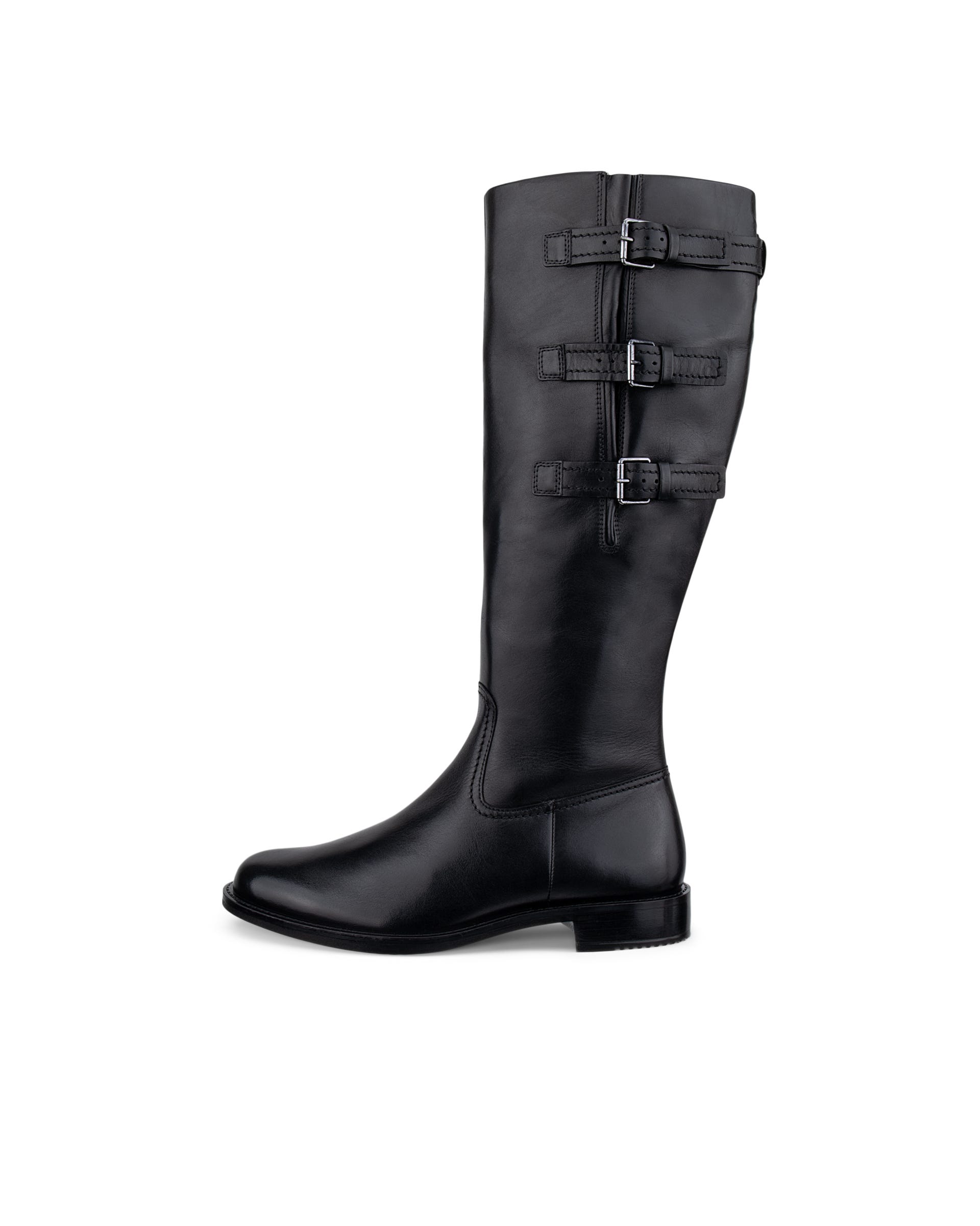 Women's ECCO® SARTORELLE 25 Leather Boot - Black - Outside