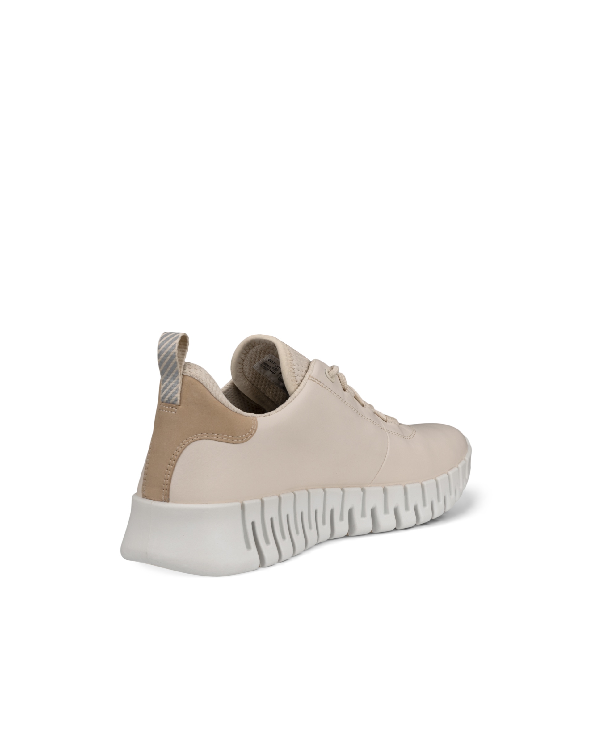 ECCO® Gruuv baskets en cuir pour femme - Beige - Back