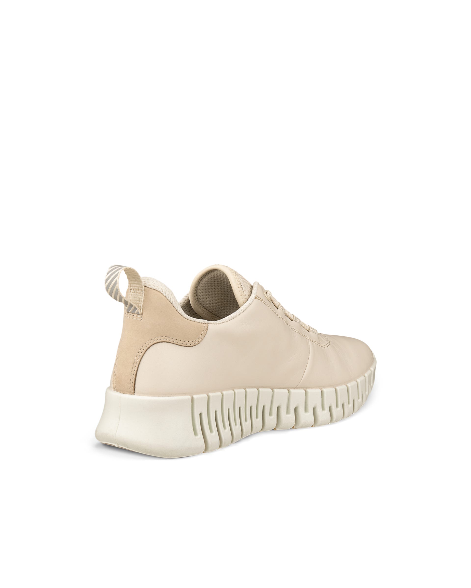 ECCO® GRUUV sneakers i læder til damer - Beige - Outside