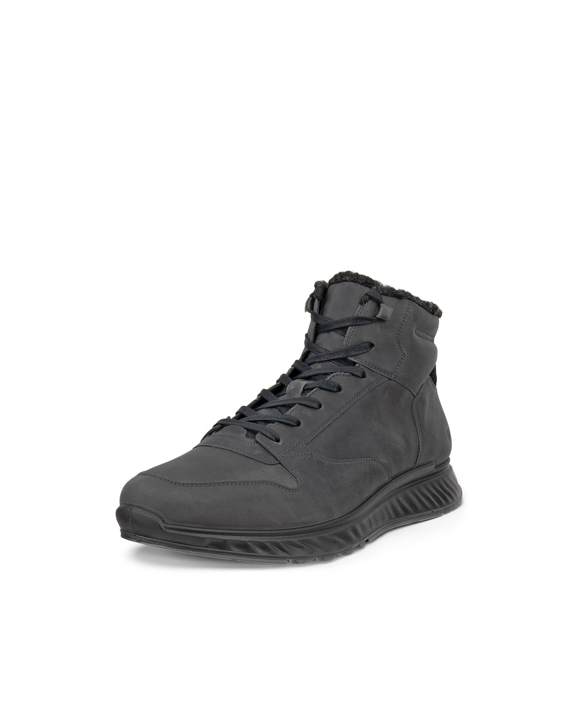 ECCO® EXOSTRIDE bottes en nubuck pour homme - Gris - Main