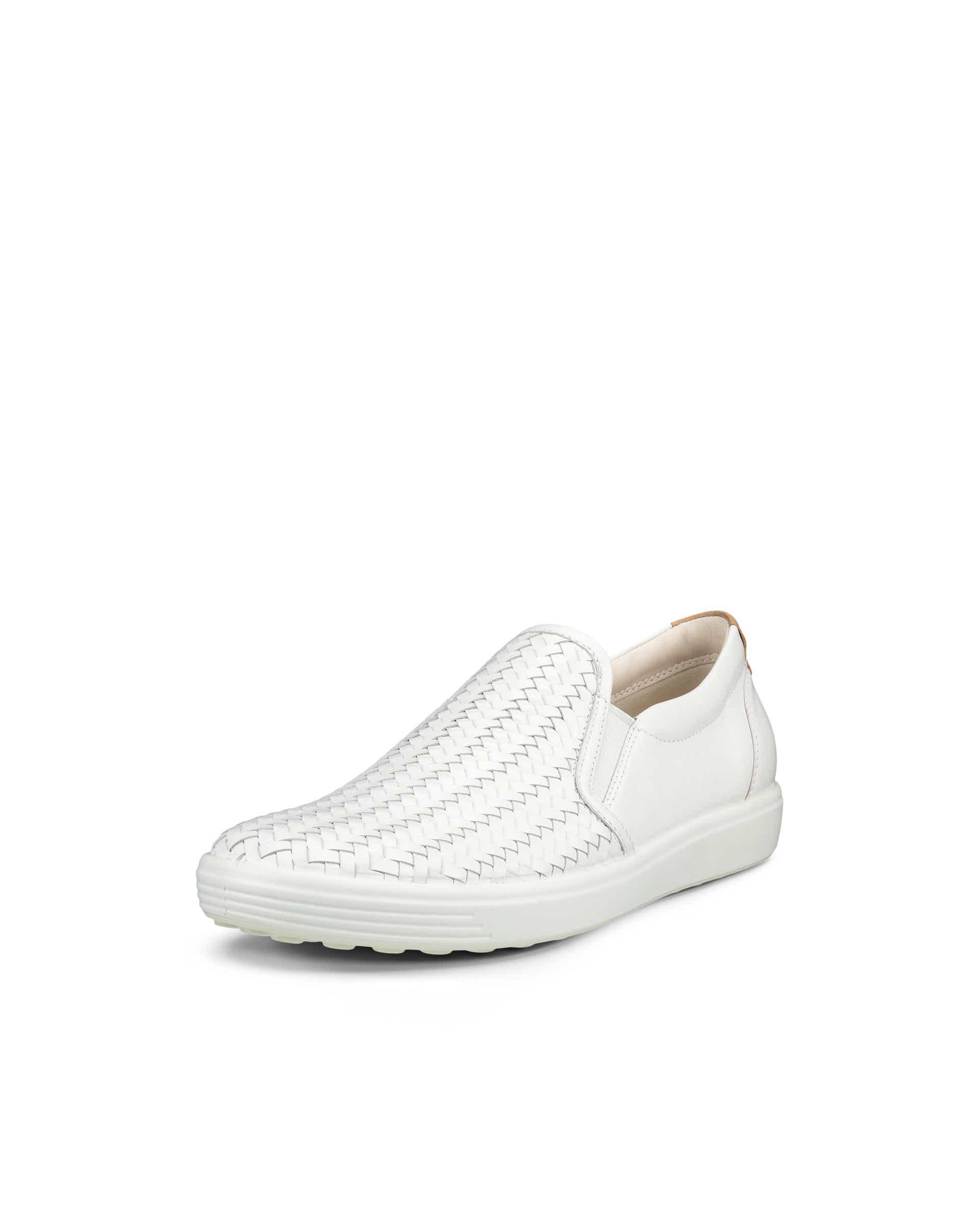 ECCO® SOFT 7 Damen Ledersneaker - Weiß - Main