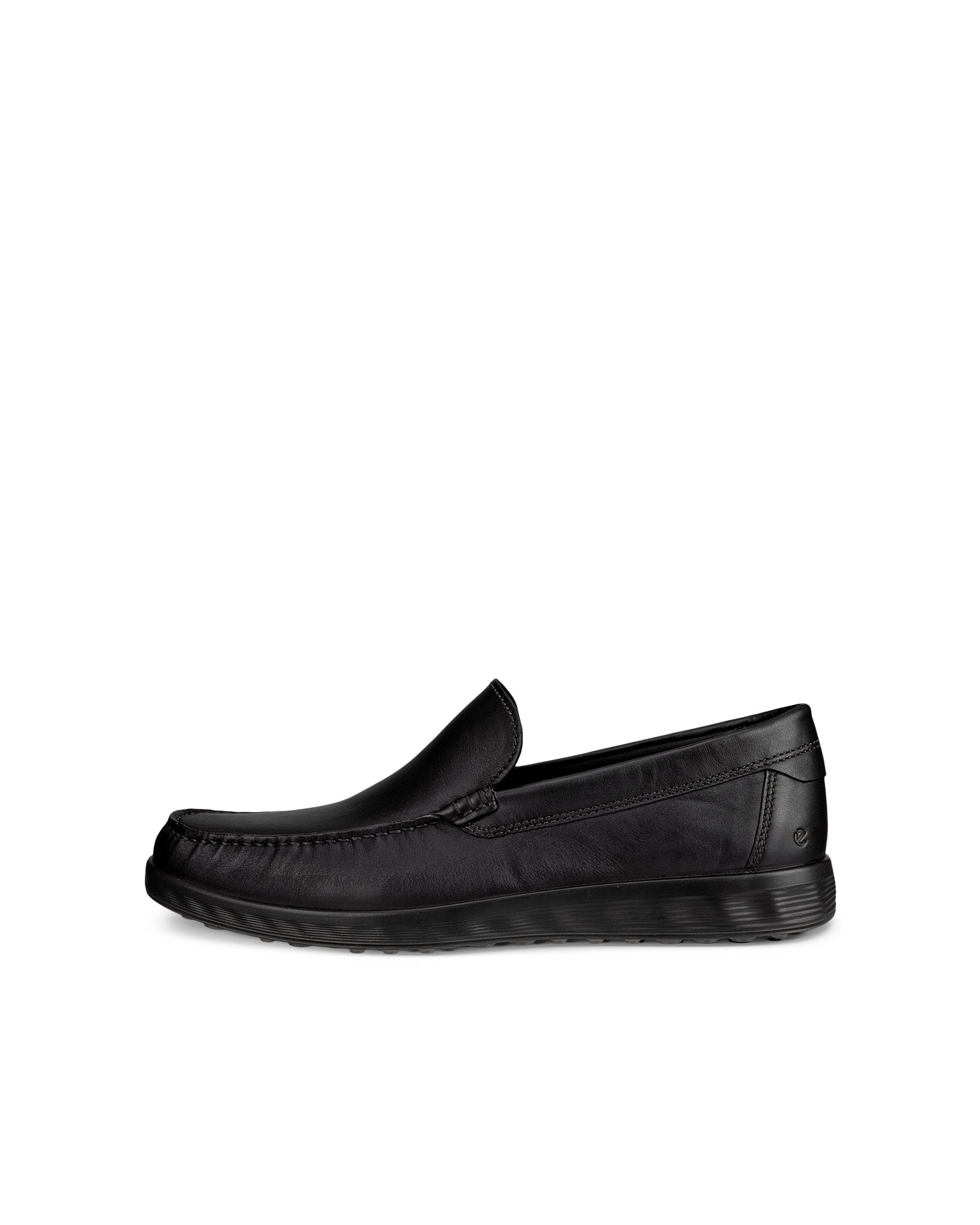 Mocasines de piel ECCO® S Lite Moc para hombre - Negro - Outside