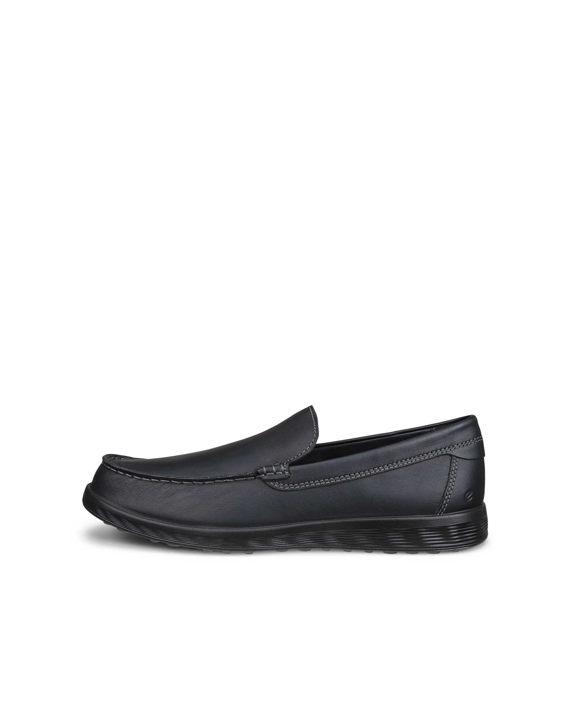 Men's ECCO® S Lite Moc Leather Moccasin | Black Men's ECCO® S Lite Moc Leather Moccasin | Black