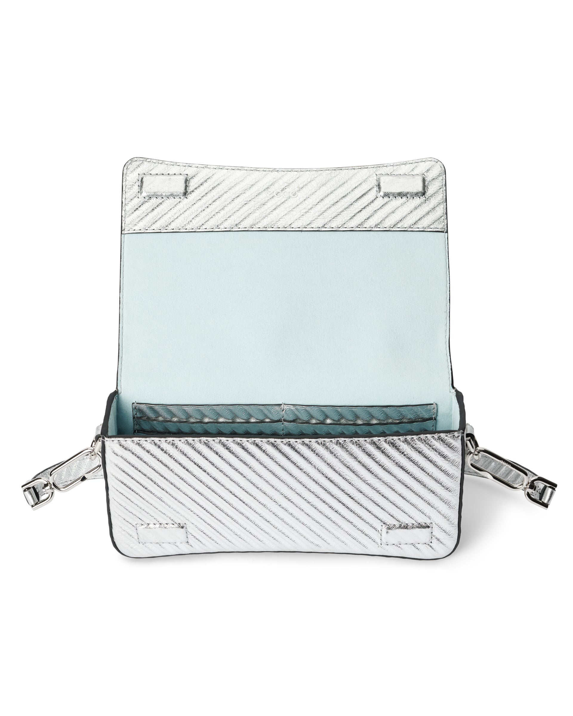 ECCO SMALL PINCH BAG - Silver - Inside