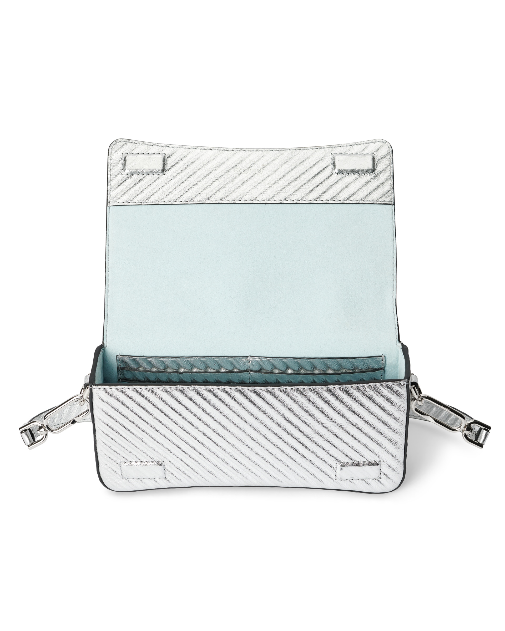 ECCO SMALL PINCH BAG - Silver - Inside