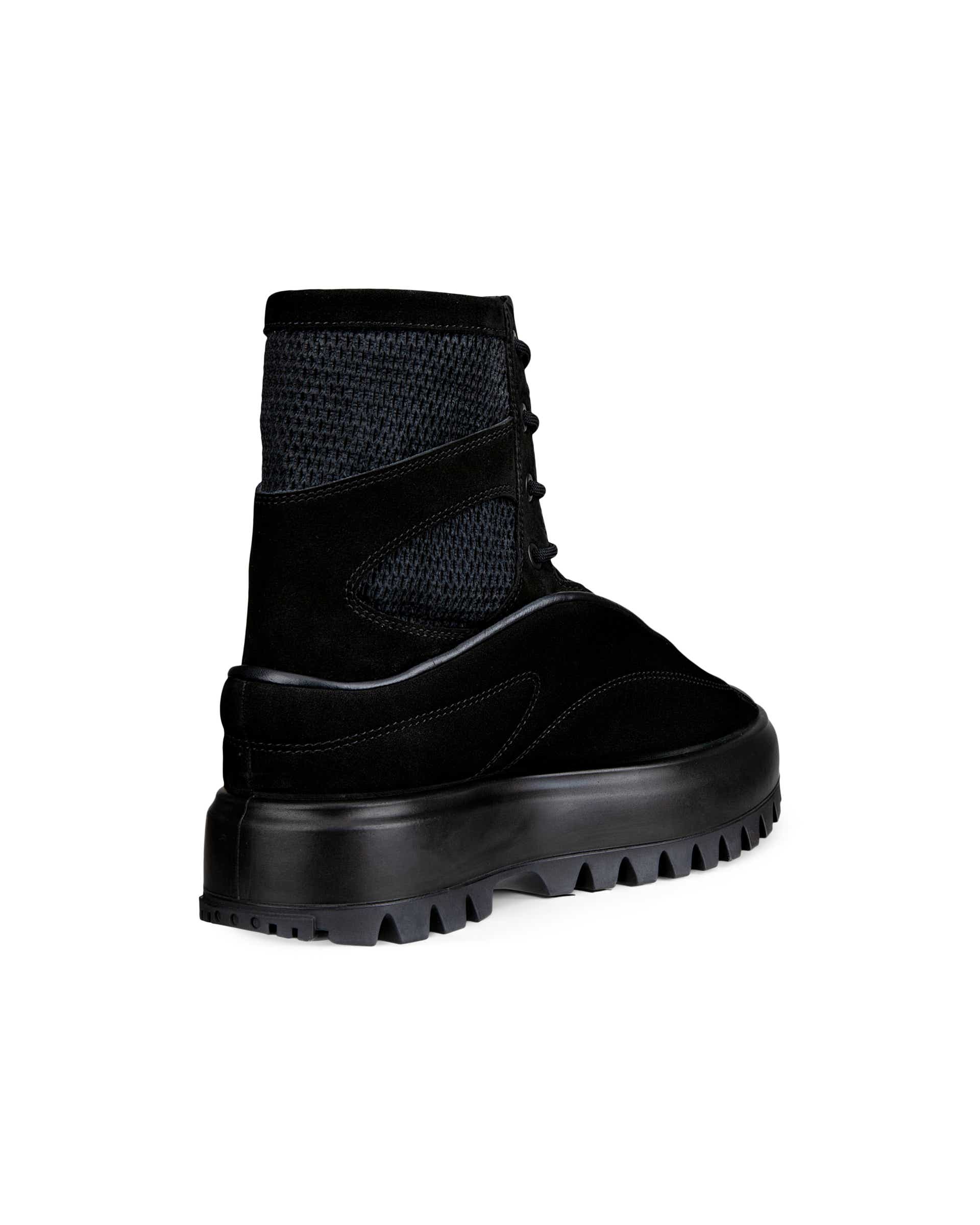 ECCO Street Ace RAL7000 ウィメンズ ヌバックブーツ - ブラック - Back