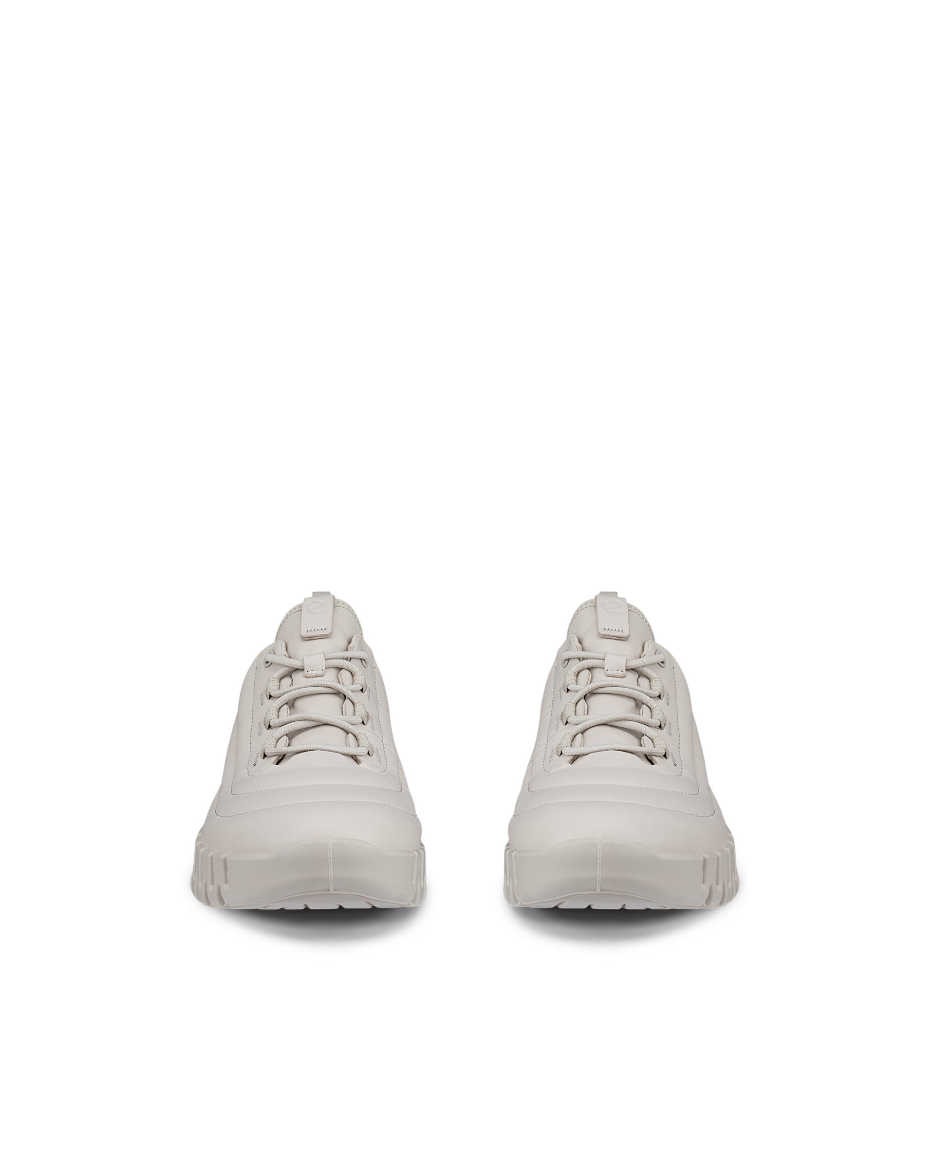ECCO Gruuv ウィメンズ レザースニーカー - グレー - Front pair