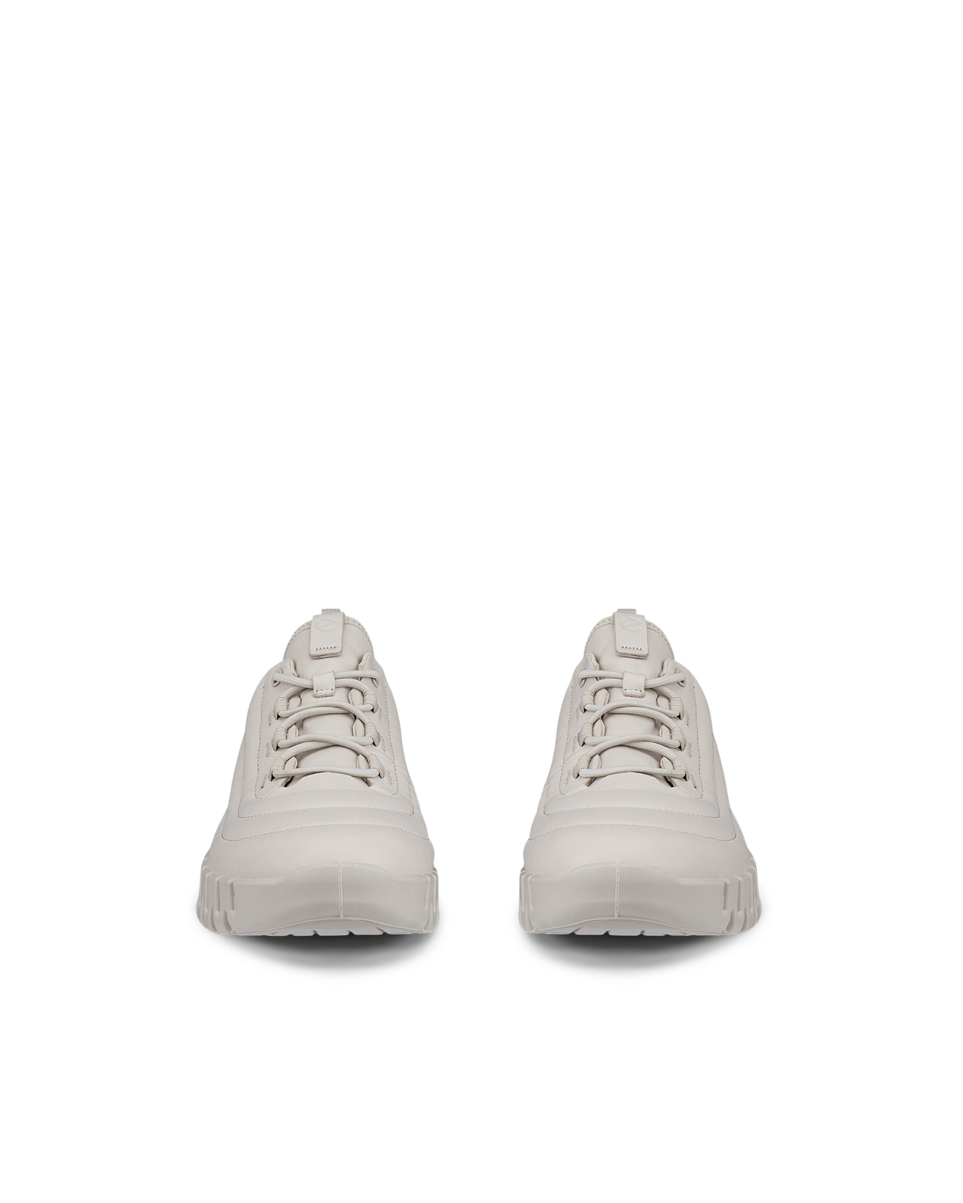 ECCO Gruuv ウィメンズ レザースニーカー - グレー - Front pair