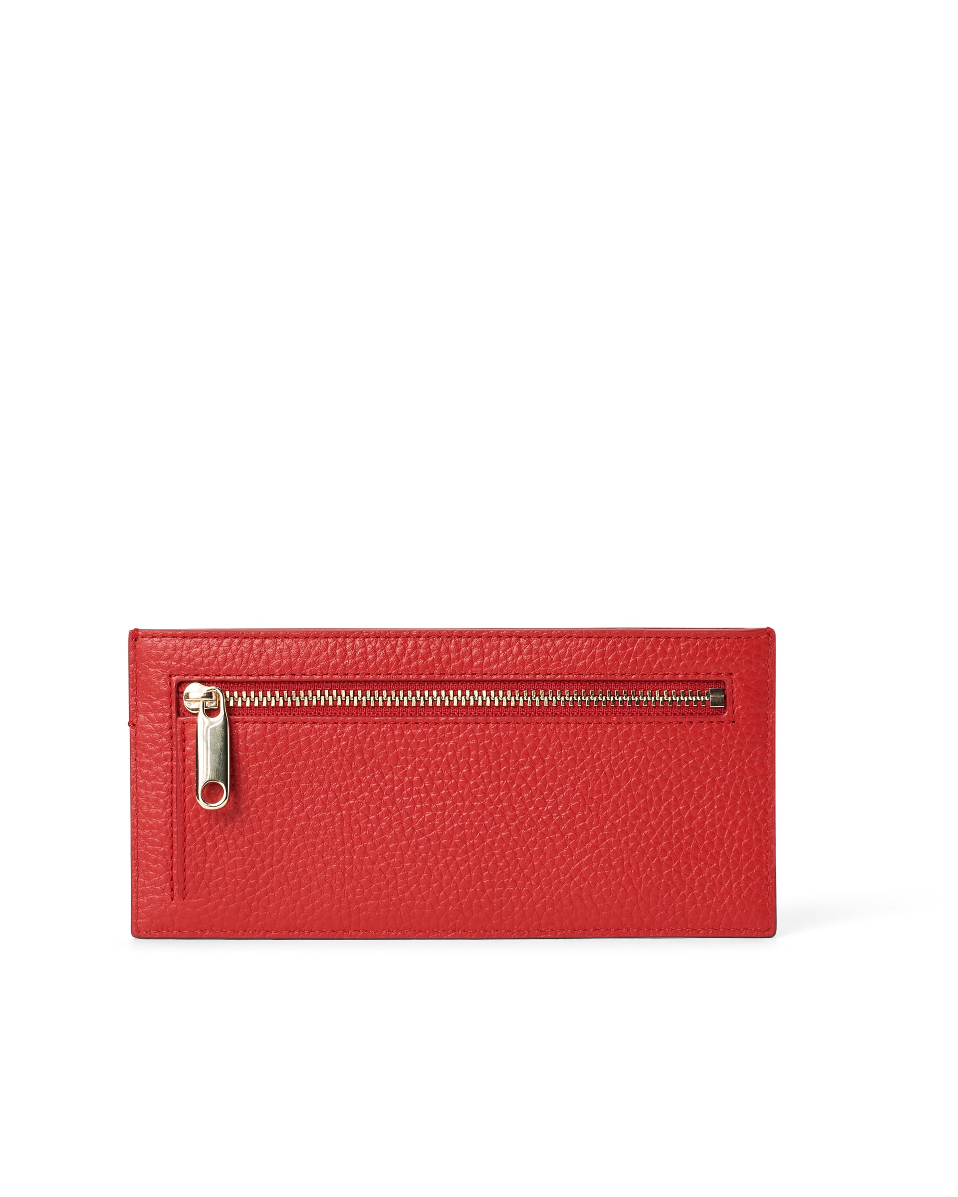 Étui à cartes en cuir ECCO® WALLET pour femmes - Rouge - Main