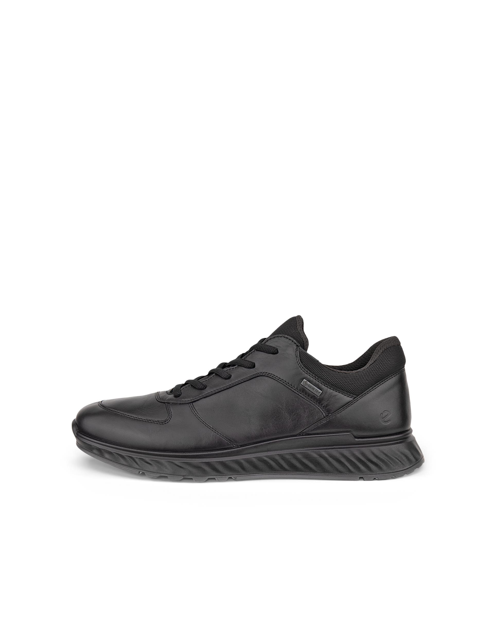 ECCO® Exostride Outdoor skinnsneaker med Gore-Tex herr - Svart - Outside