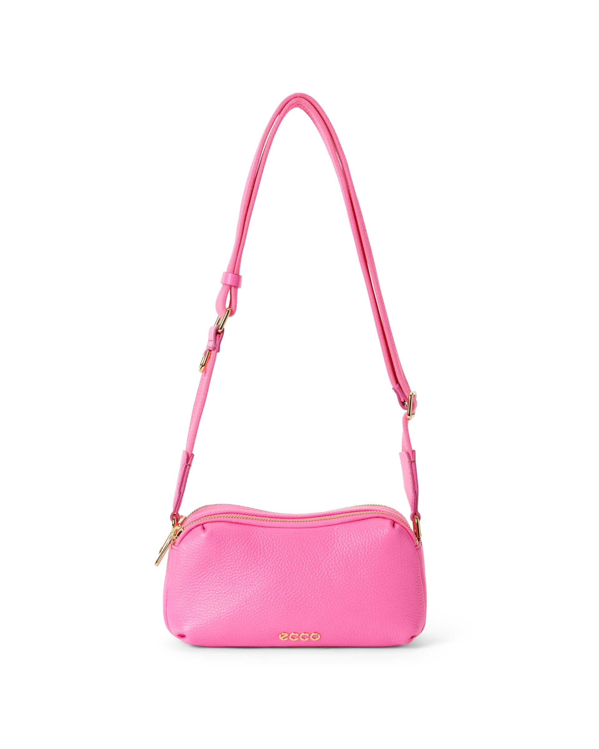 ECCO® Leather Curve Camera Bag - Pink - Main