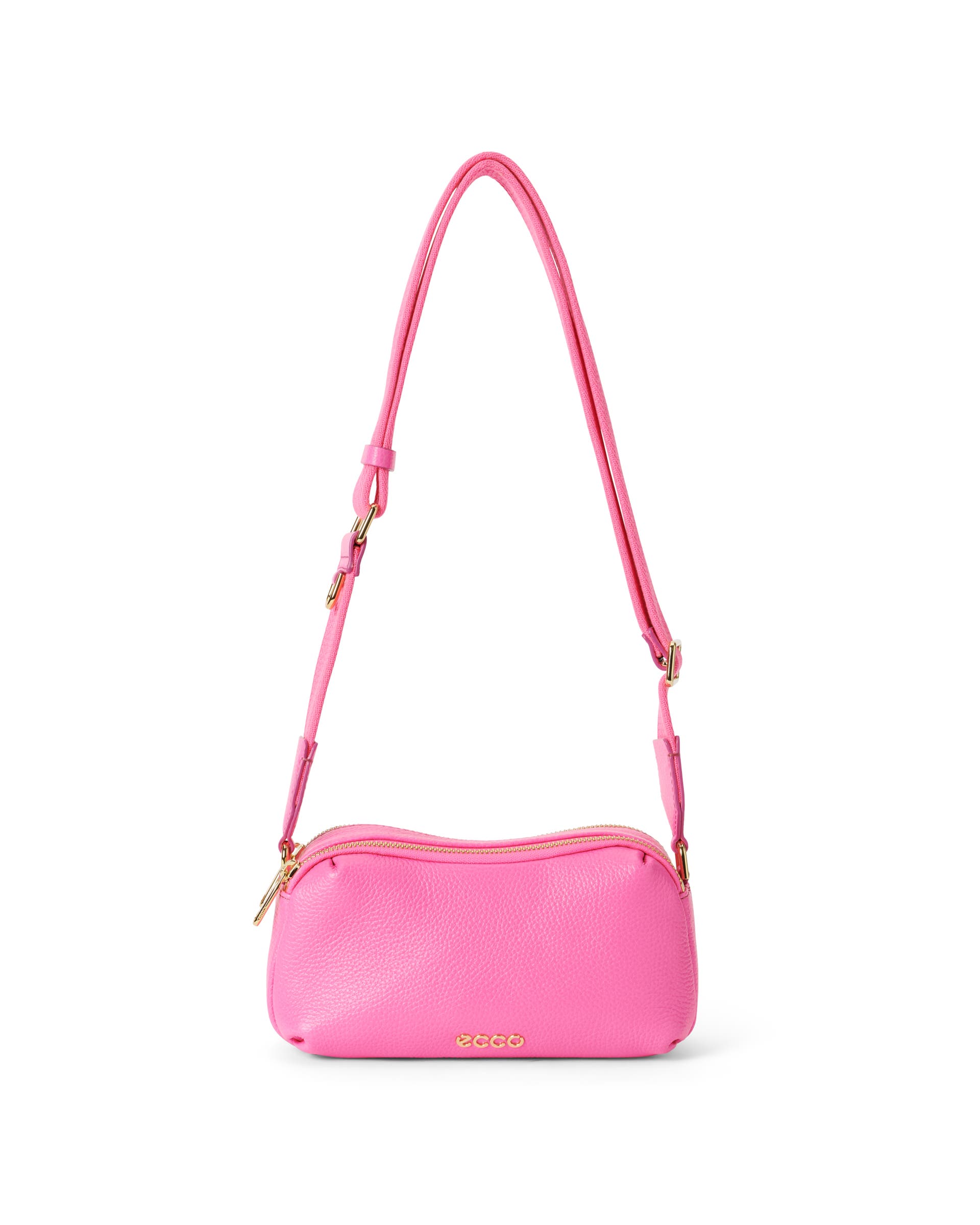 ECCO® Leather Curve Camera Bag - Pink - Main