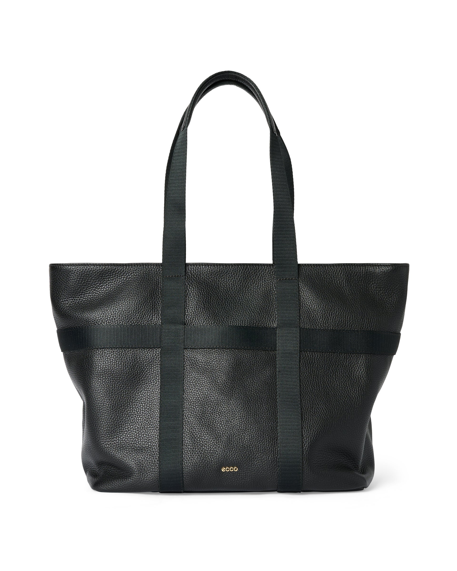 Kožená taška tote ECCO® - Čierna - Main