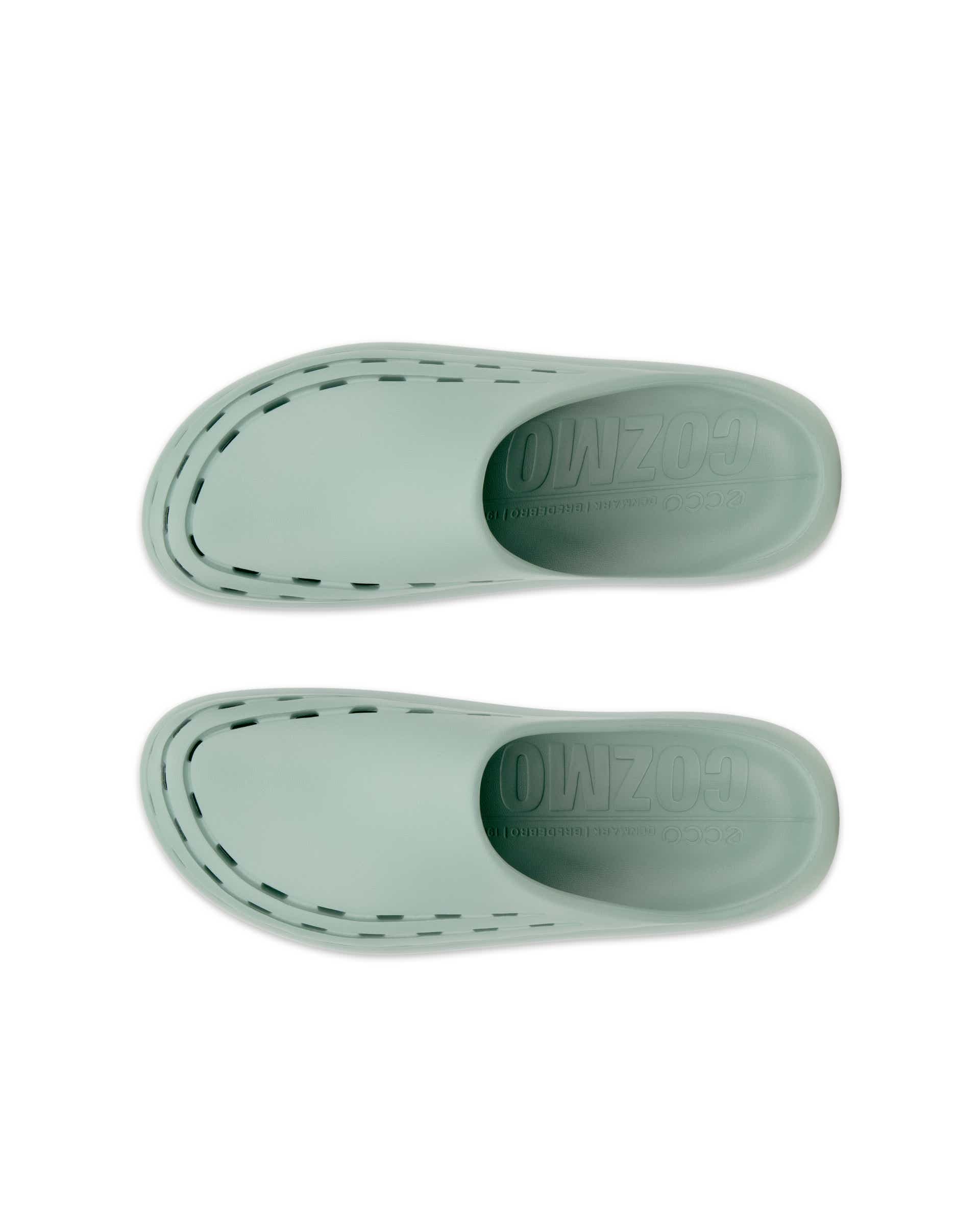 ECCO® Cozmo Slide sandale pour homme - Vert - Top left pair