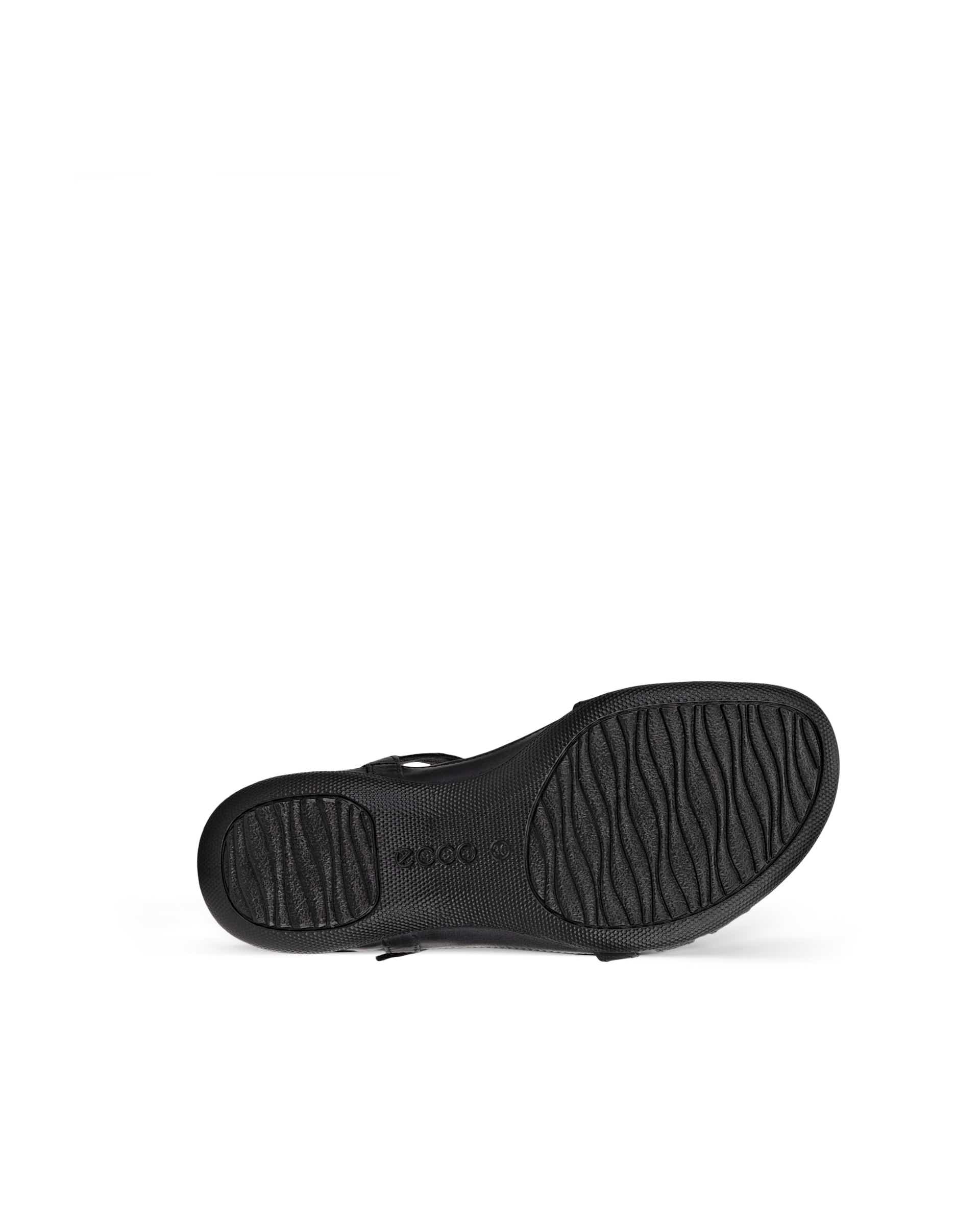 ECCO FLASH SANDAL ウィメンズ レザーTストラップサンダル | ブラック ECCO FLASH SANDAL ウィメンズ レザーTストラップサンダル | ブラック