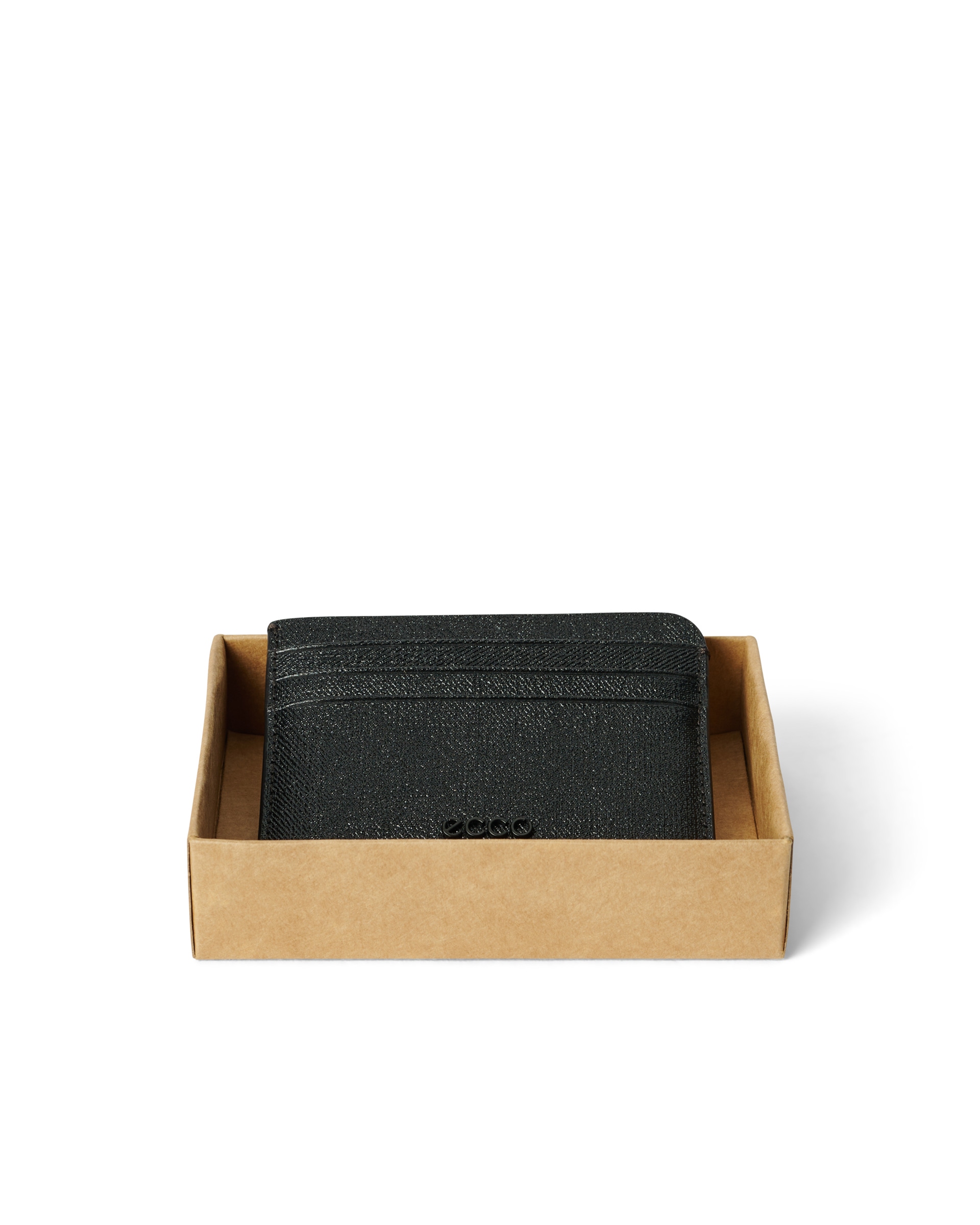 Porta-cartões em pele ECCO® Card Case - Preto - Detail-1
