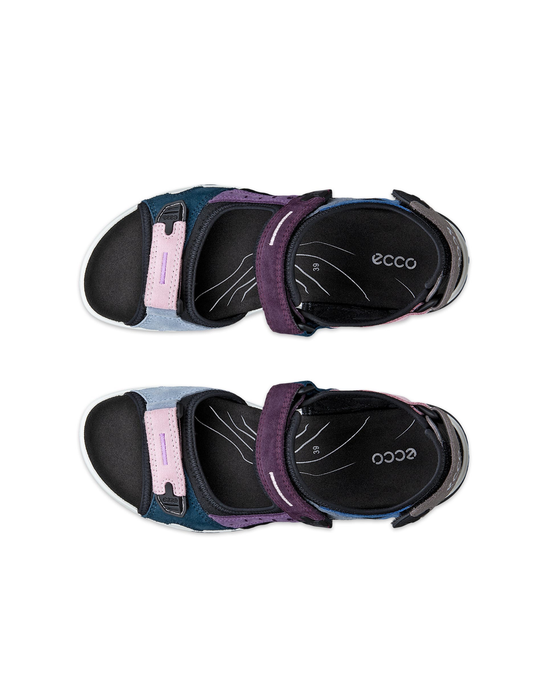 ECCO Offroad Women ウィメンズ ヌバックハイキングサンダル - マルチカラー - Outside