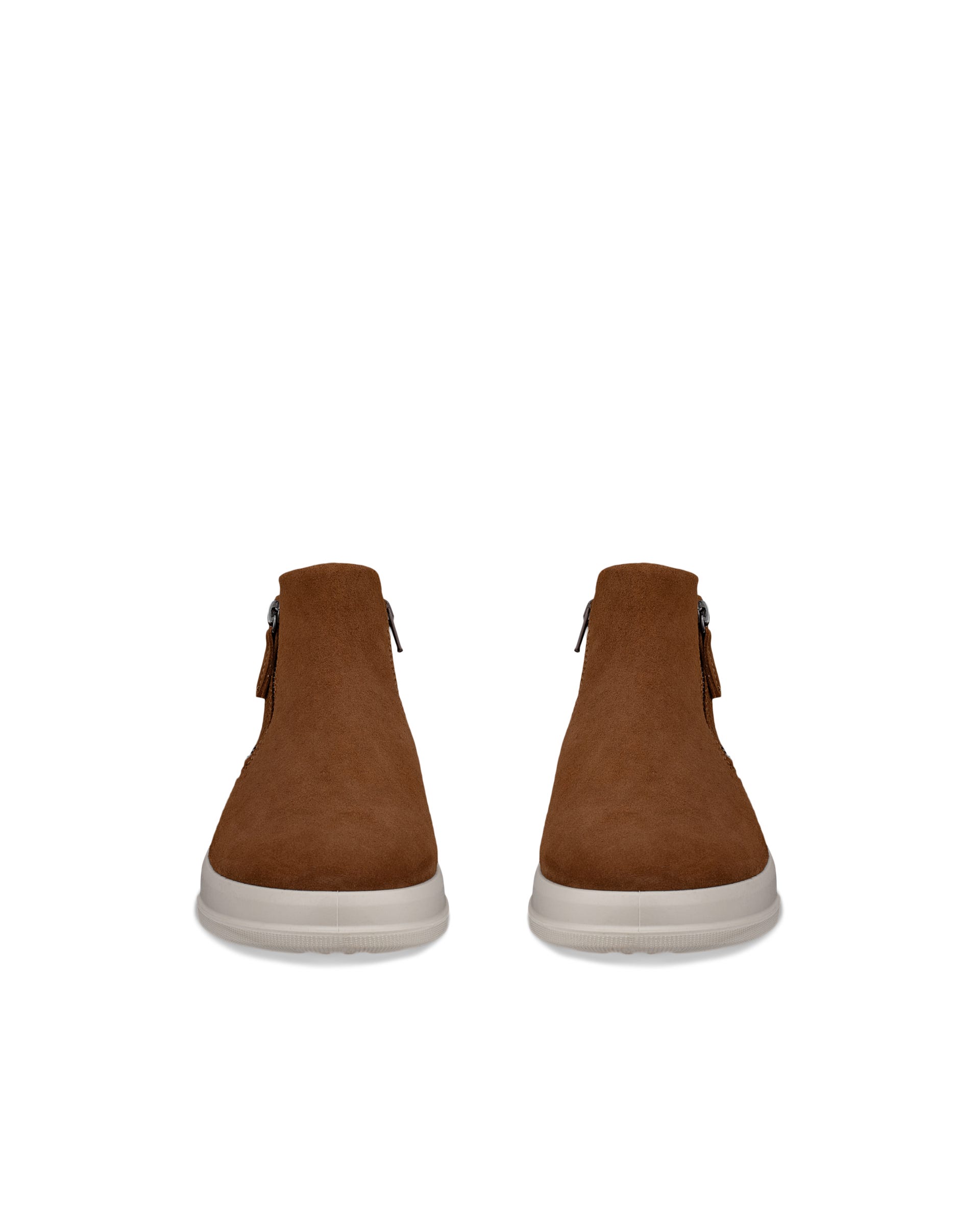 Damskie zamszowe buty ECCO® MOVE - Brązowy - Front pair