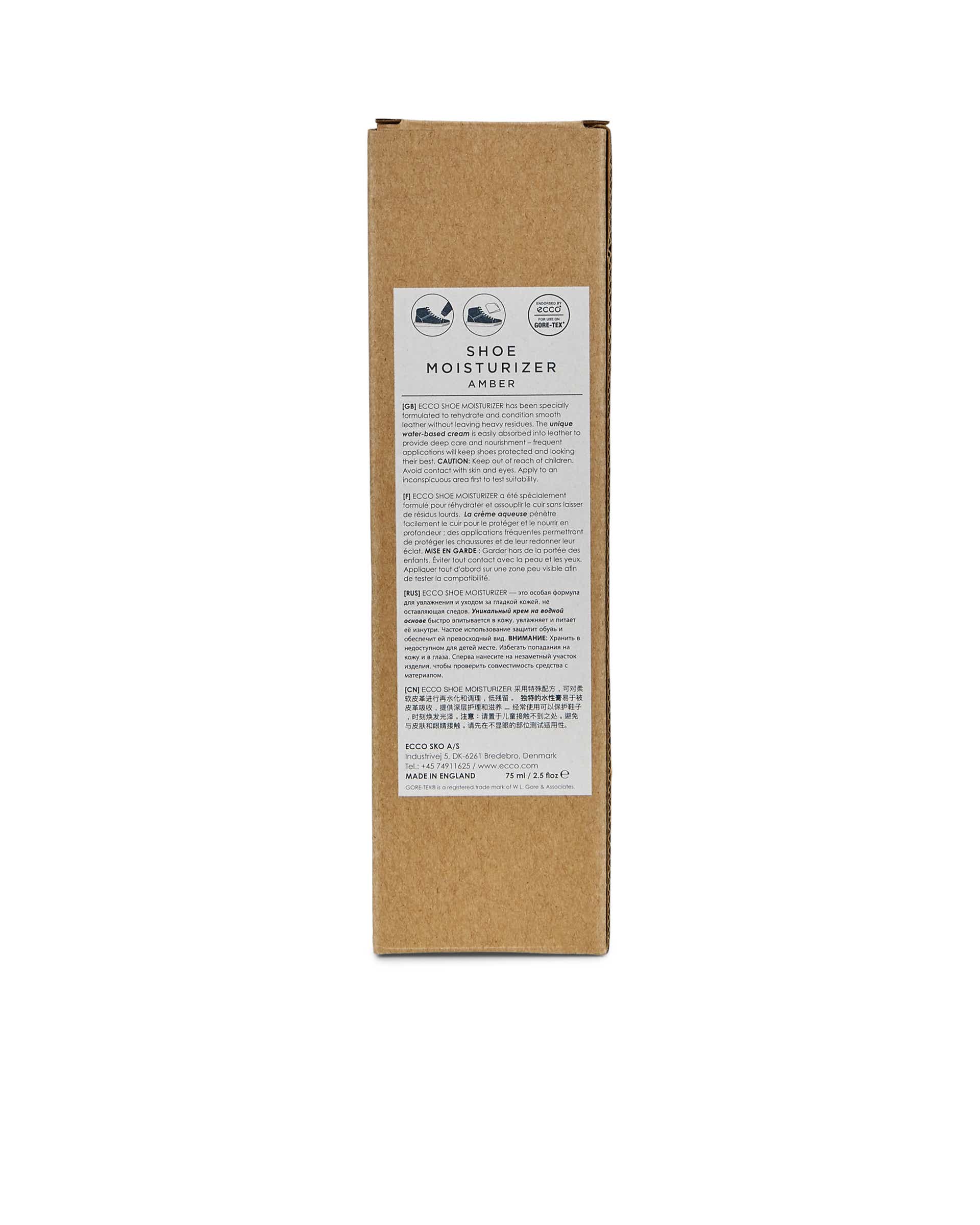 ECCO Smooth Leather Care Cream 75 Ml (ecco Shoe Moisturizer) - Brown - Back