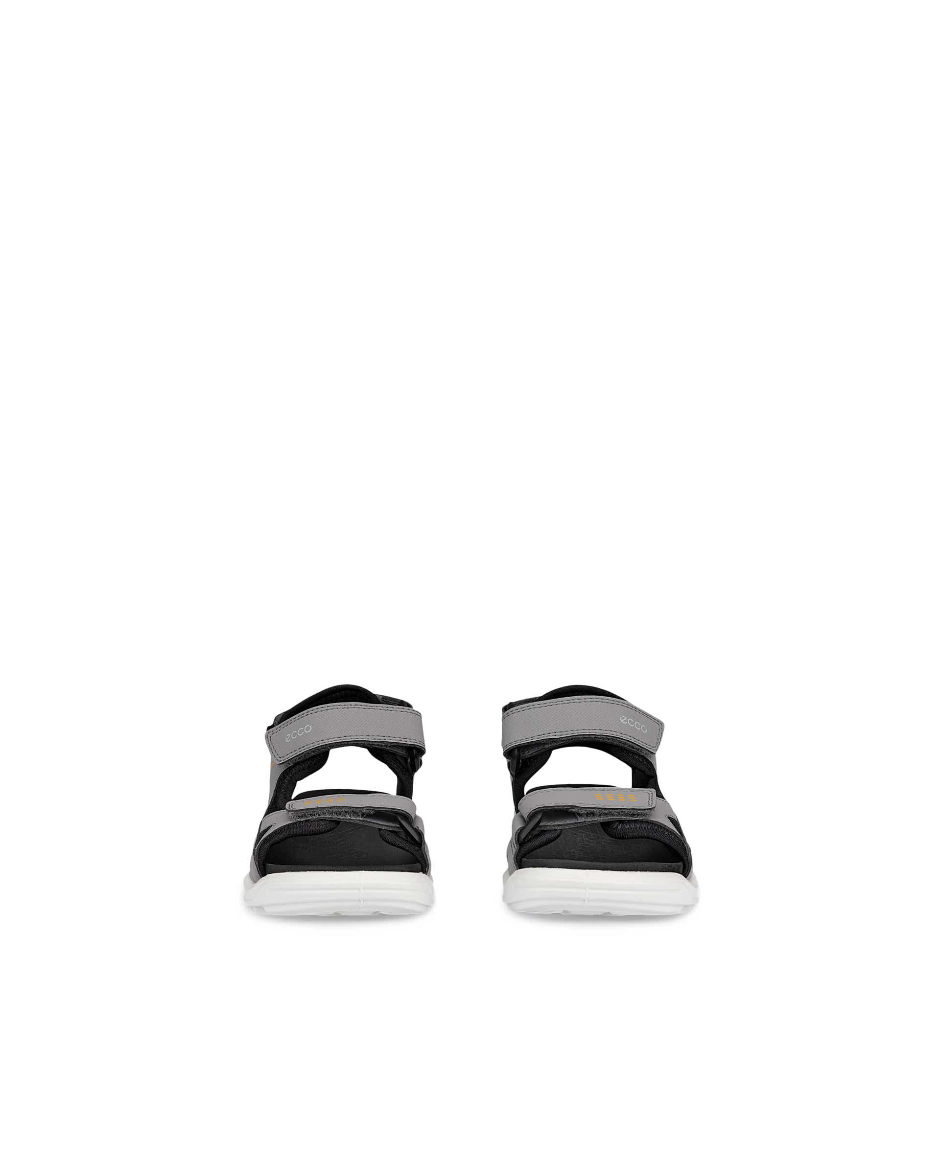 ECCO® BIOM Raft Kinder Sandale mit zwei Riemen - Grau - Front pair