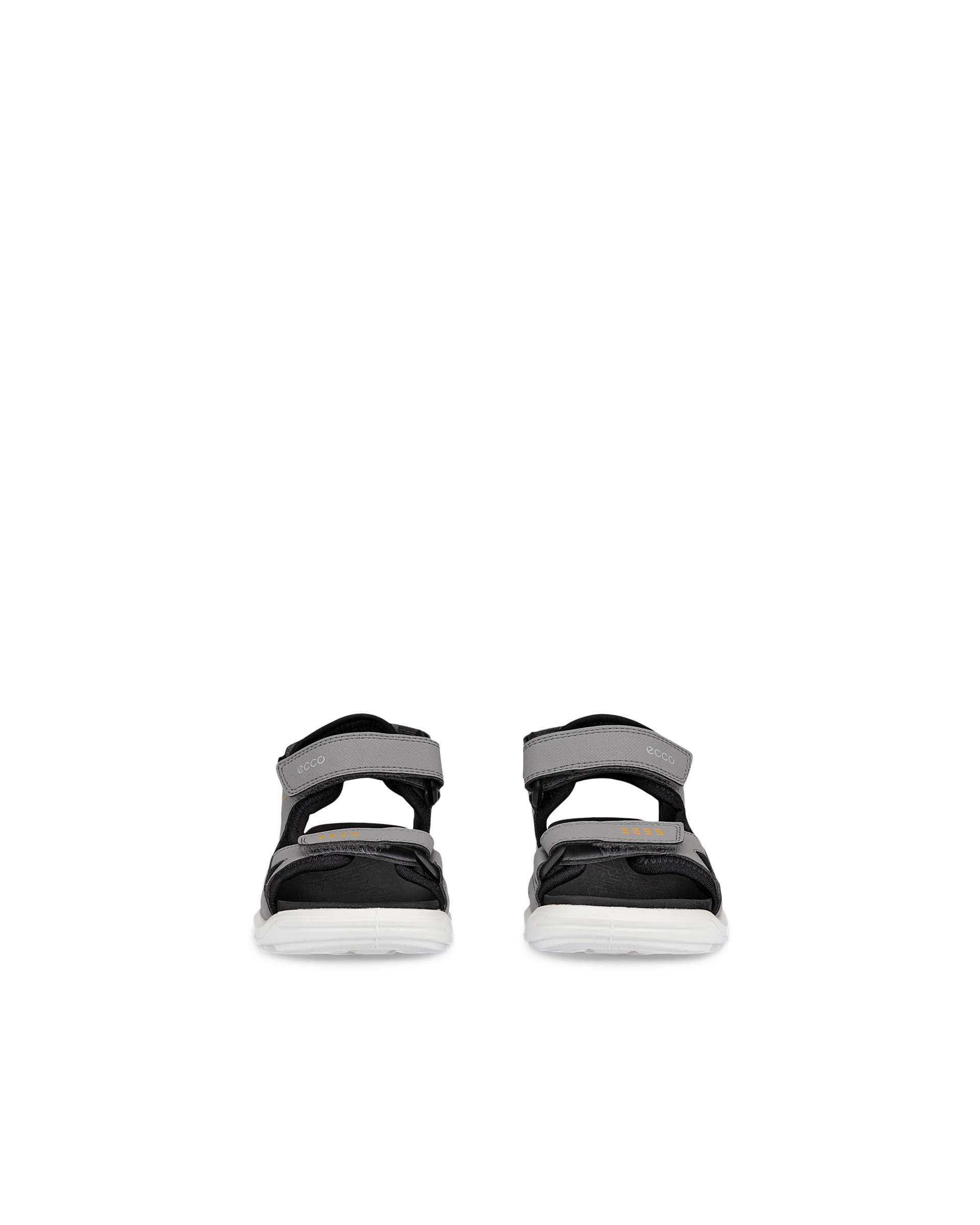 Dětské páskové sandály ECCO® BIOM Raft - Šedá - Front pair