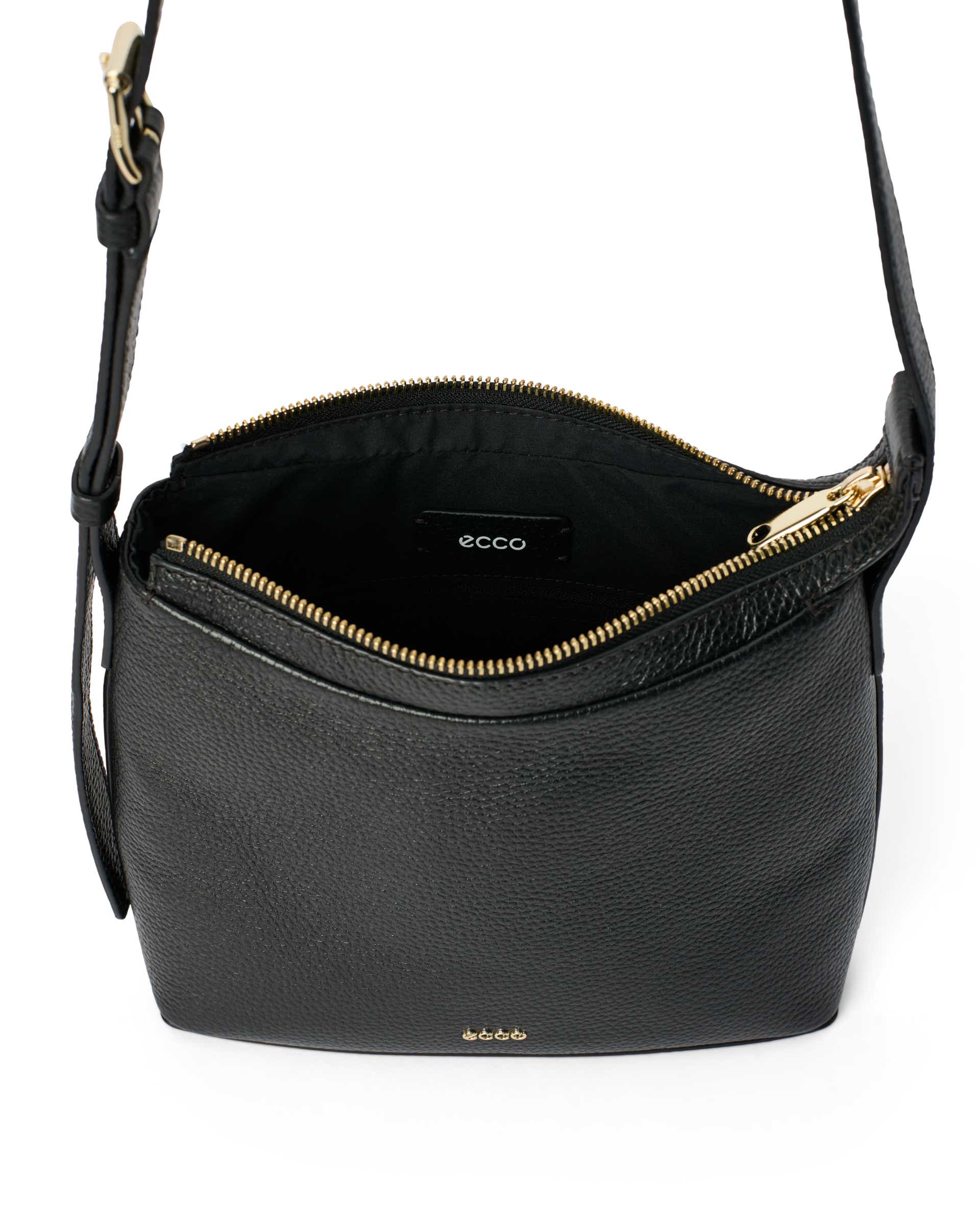 ECCO® COVE CROSSBODY Damen Umhängetasche aus Leder - Schwarz - Inside
