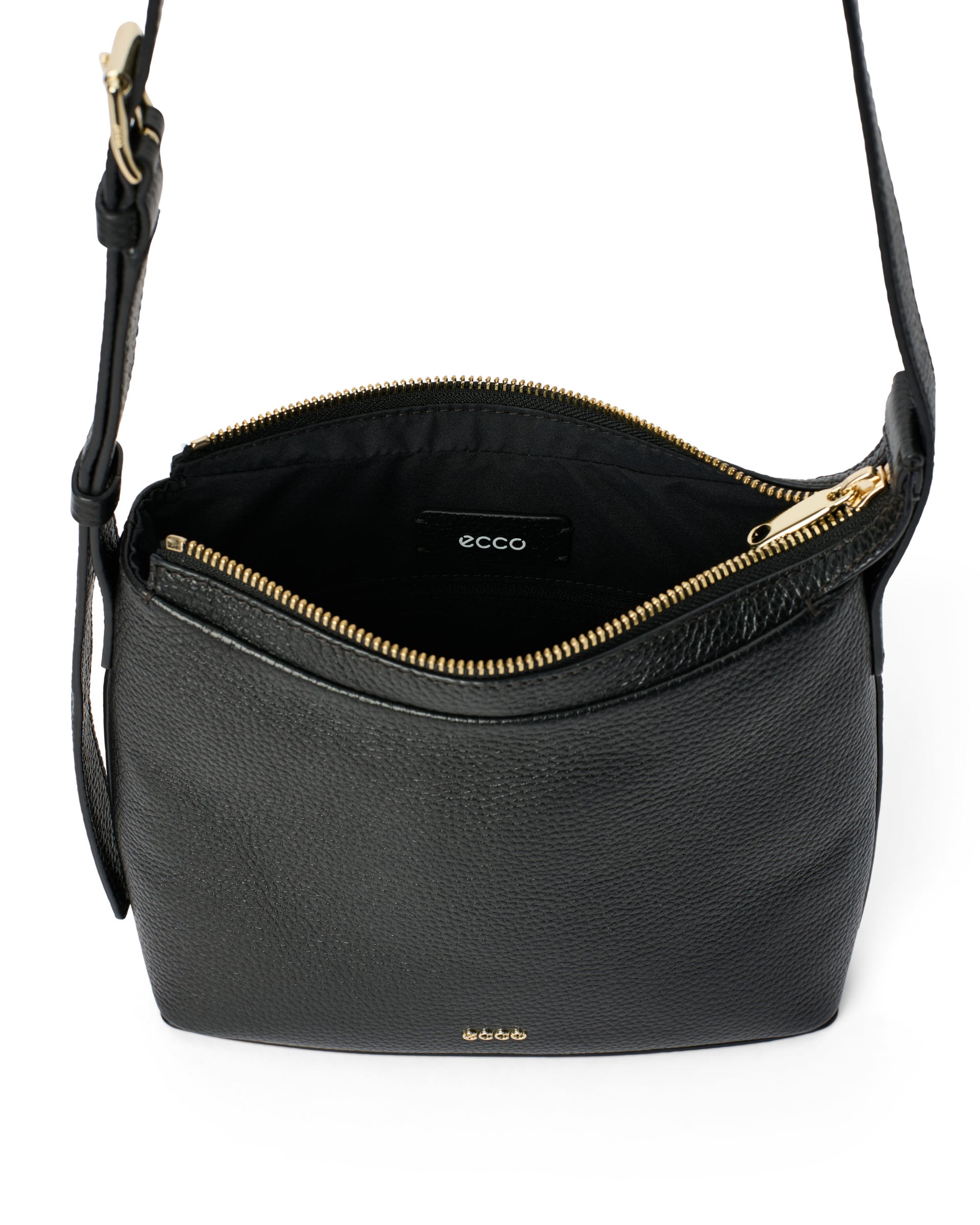 ECCO® COVE CROSSBODY Damen Umhängetasche aus Leder - Schwarz - Inside