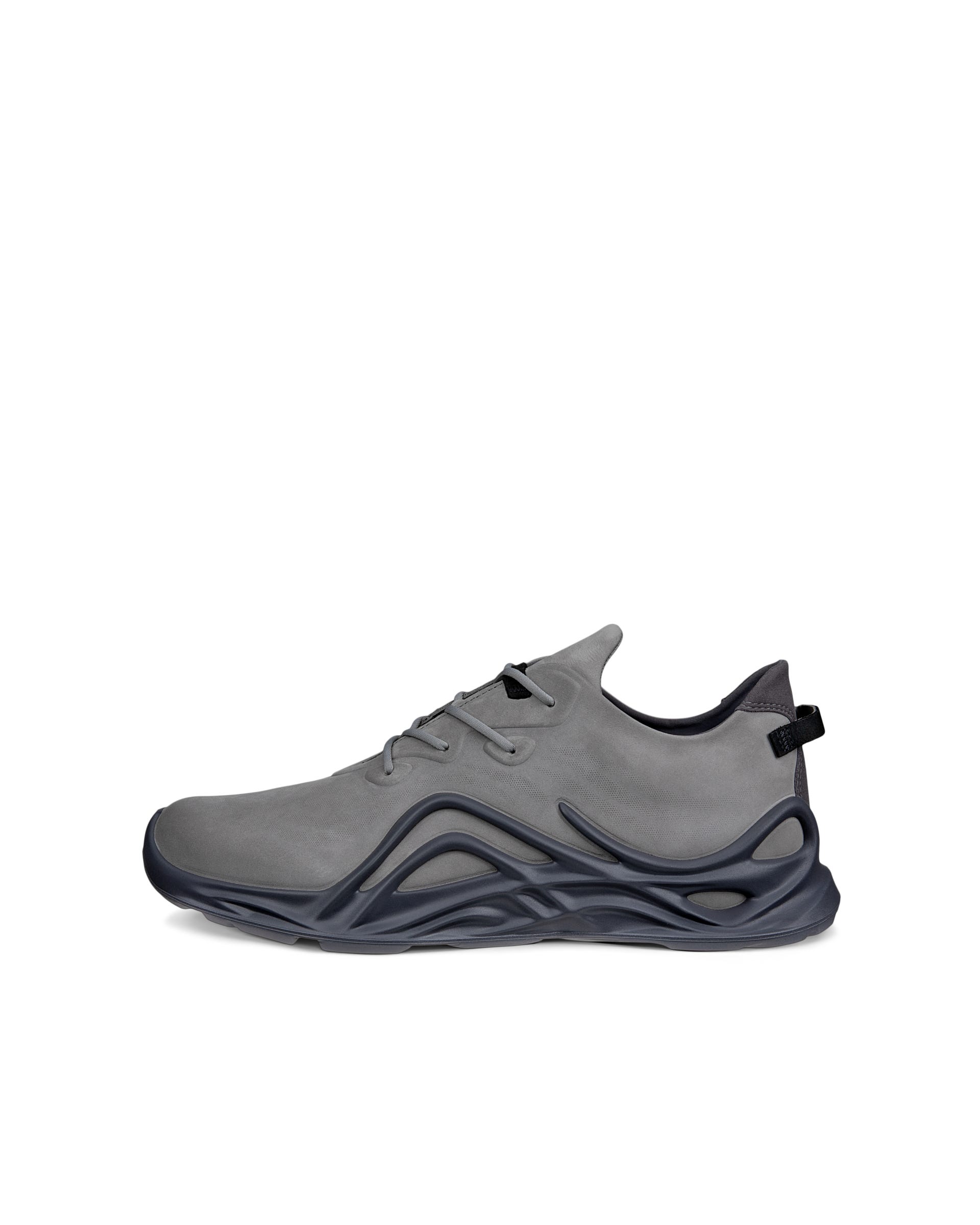 ECCO® BIOM INFINITE Herren Sneaker aus Nubukleder - Grau - Outside