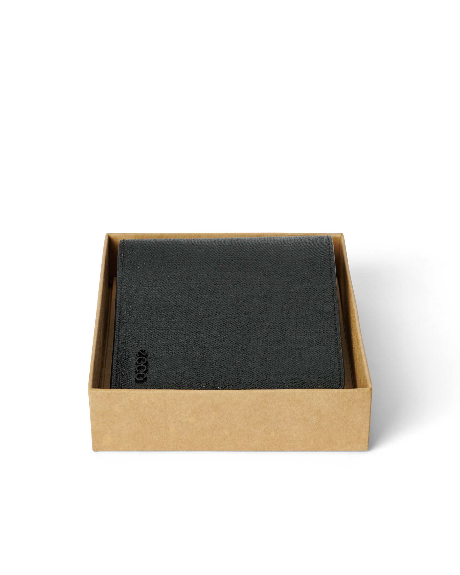 Carteira pequena couro ECCO® Wallet - Preto - Detail-1
