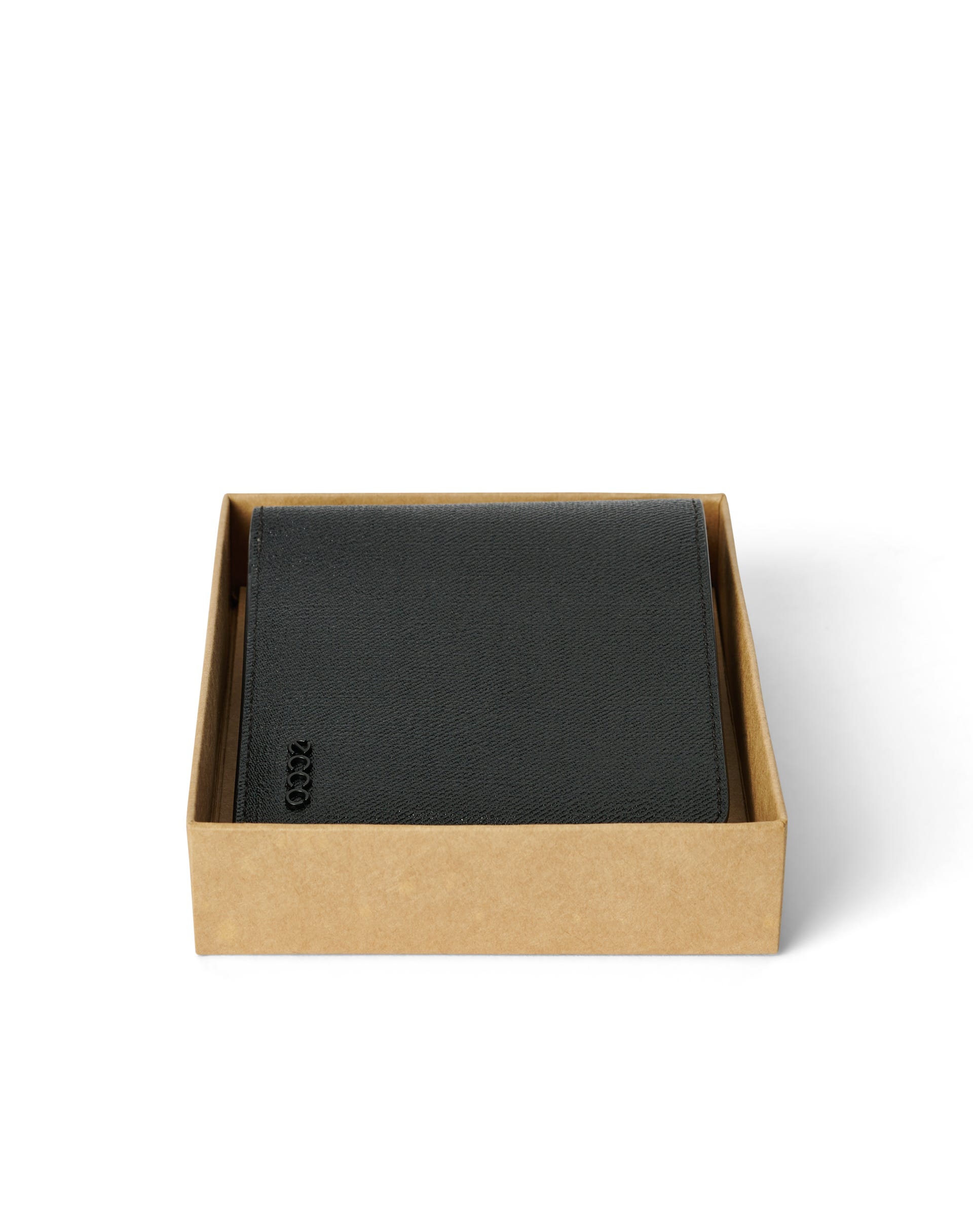 Skórzany portfel ECCO® Wallet - Czarny - Detail-1