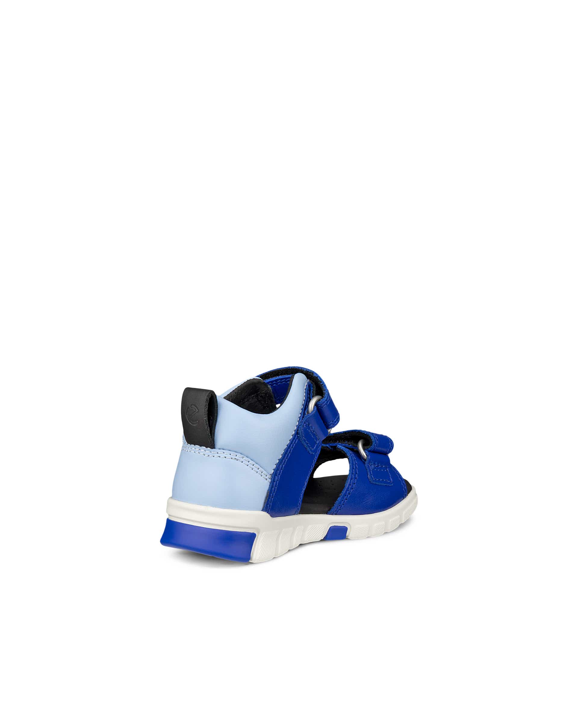 ECCO® Soft 7 bottes mi-hautes en nubuck pour femme - Bleu - Back