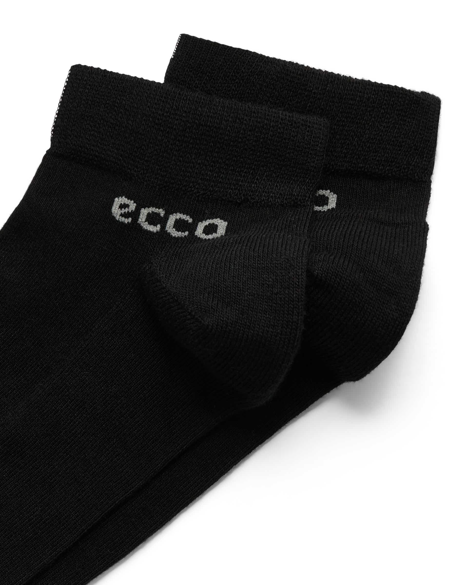 Unisex ECCO® Longlife Low-Cut Socks - Black - Detail-1