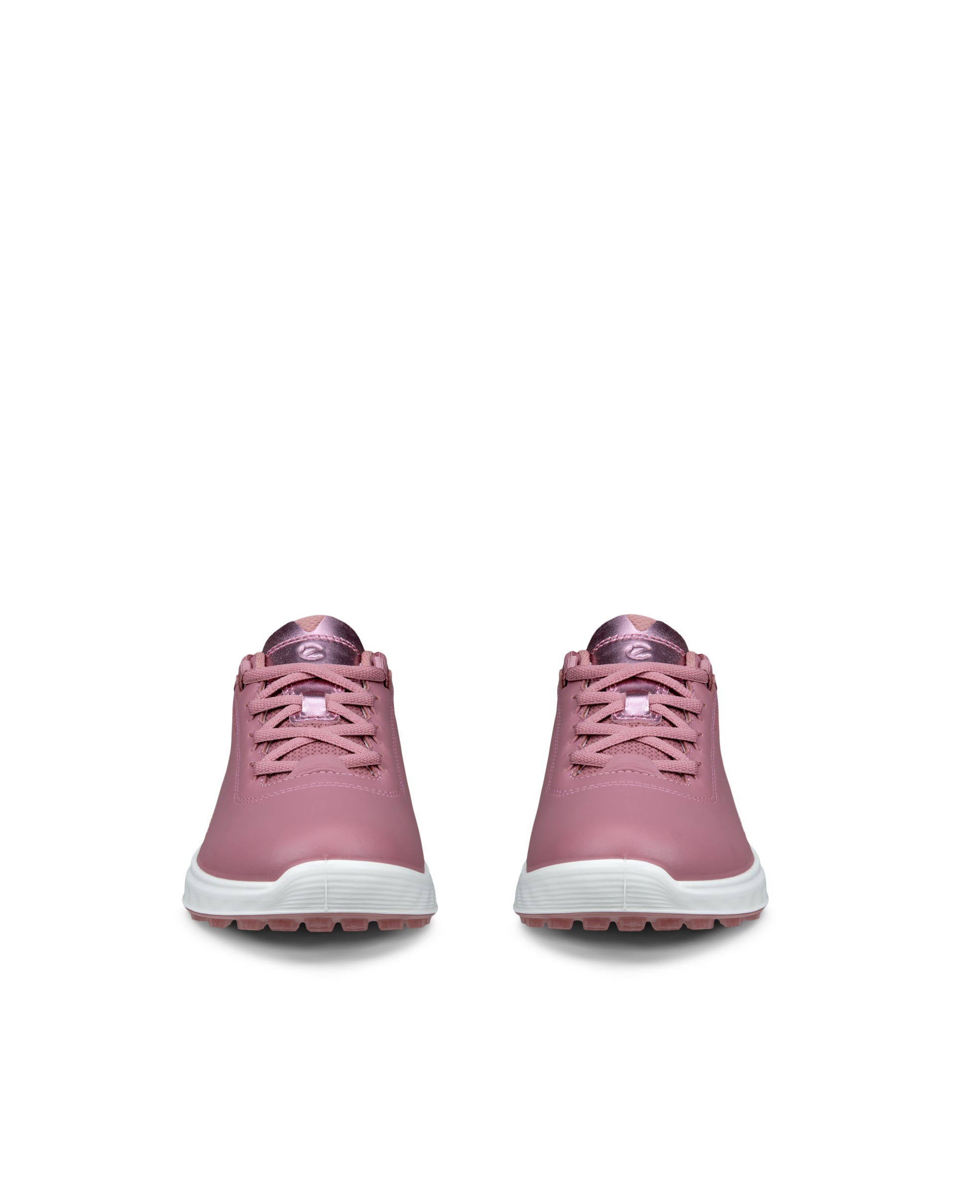 ECCO® GOLF S-CASUAL Damen Wasserdichte Golfschuh aus Leder - Rosa - Front pair