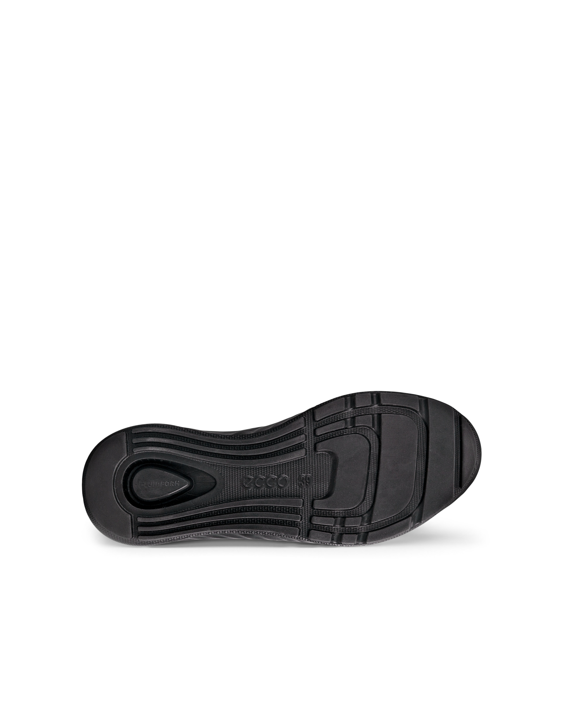 ECCO ATH 1F ウィメンズ レザースニーカー - ブラック - Sole