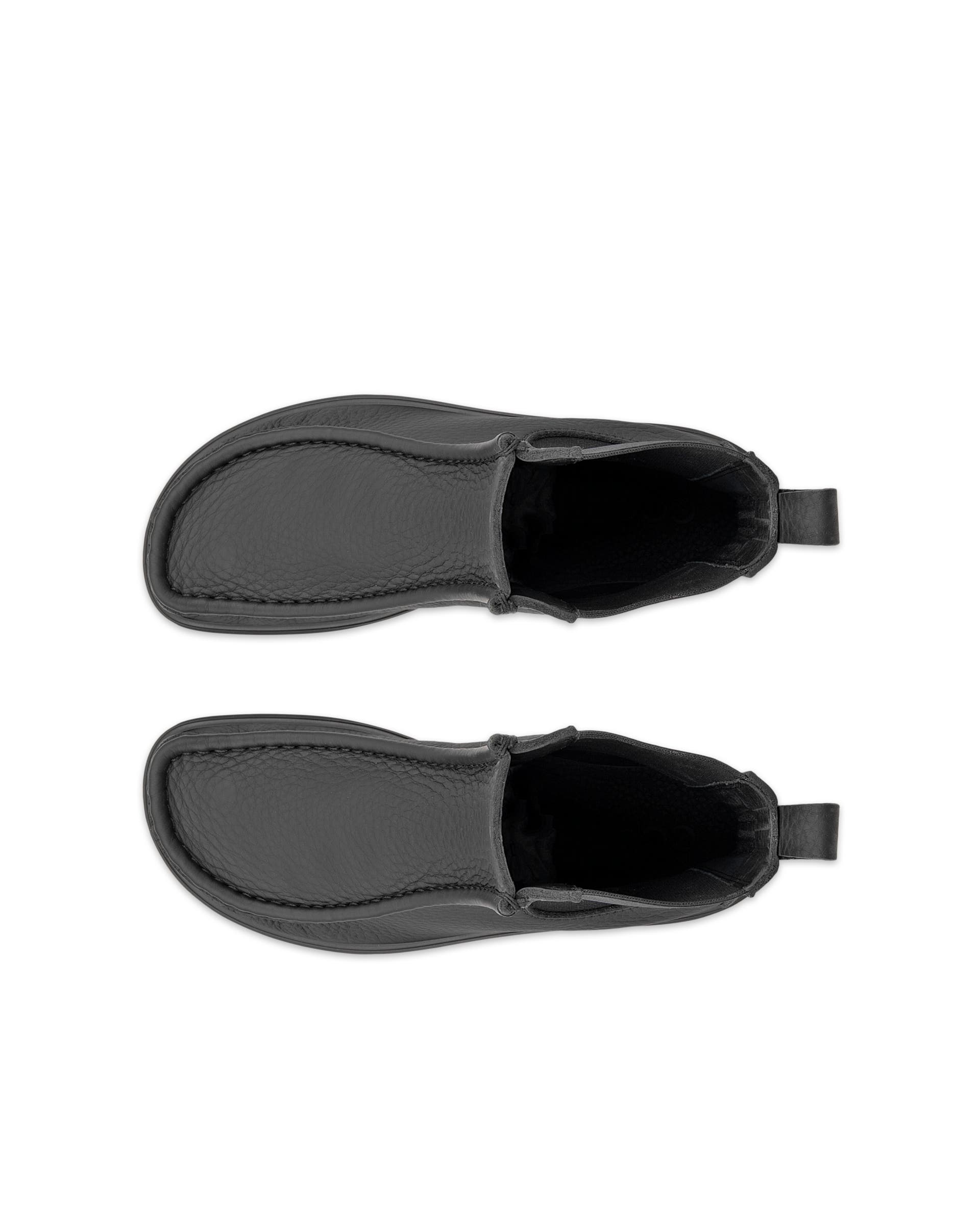 Męskie skórzane sztyblety Chelsea ECCO® JOKE - Czarny - Top left pair