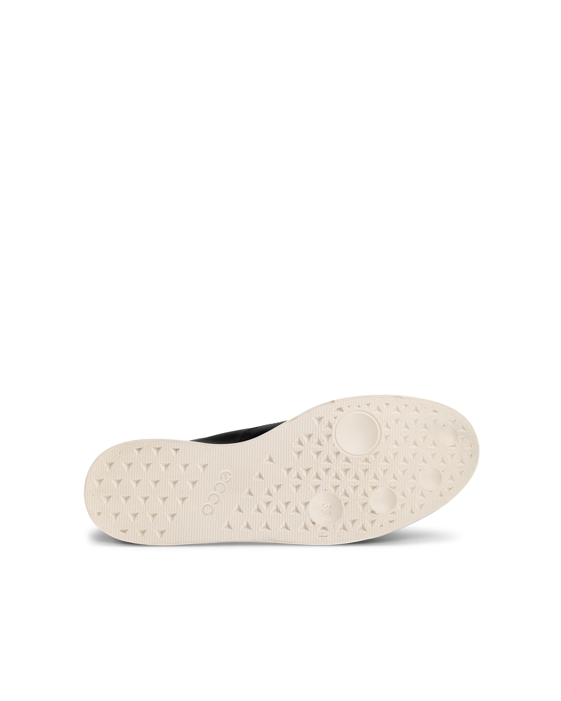 Women's ECCO® Street Lite Leather Sneaker - Black - Sole