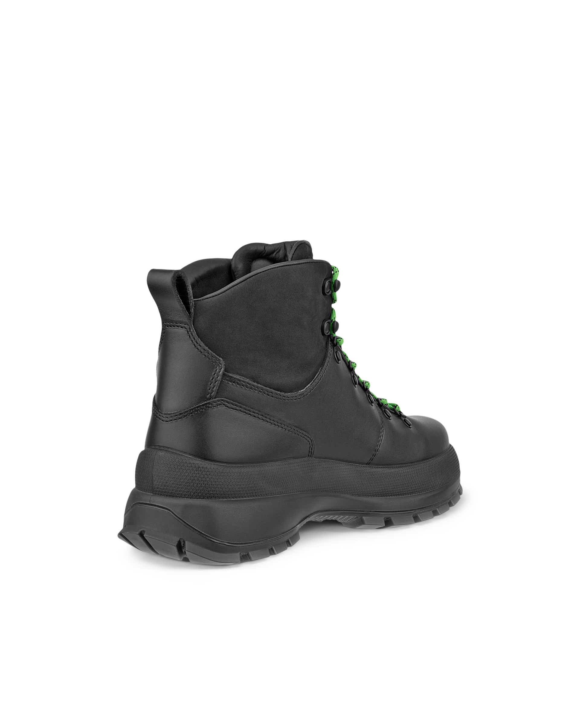 ECCO® TRACK 30 bottines en cuir pour homme - Noir - Back