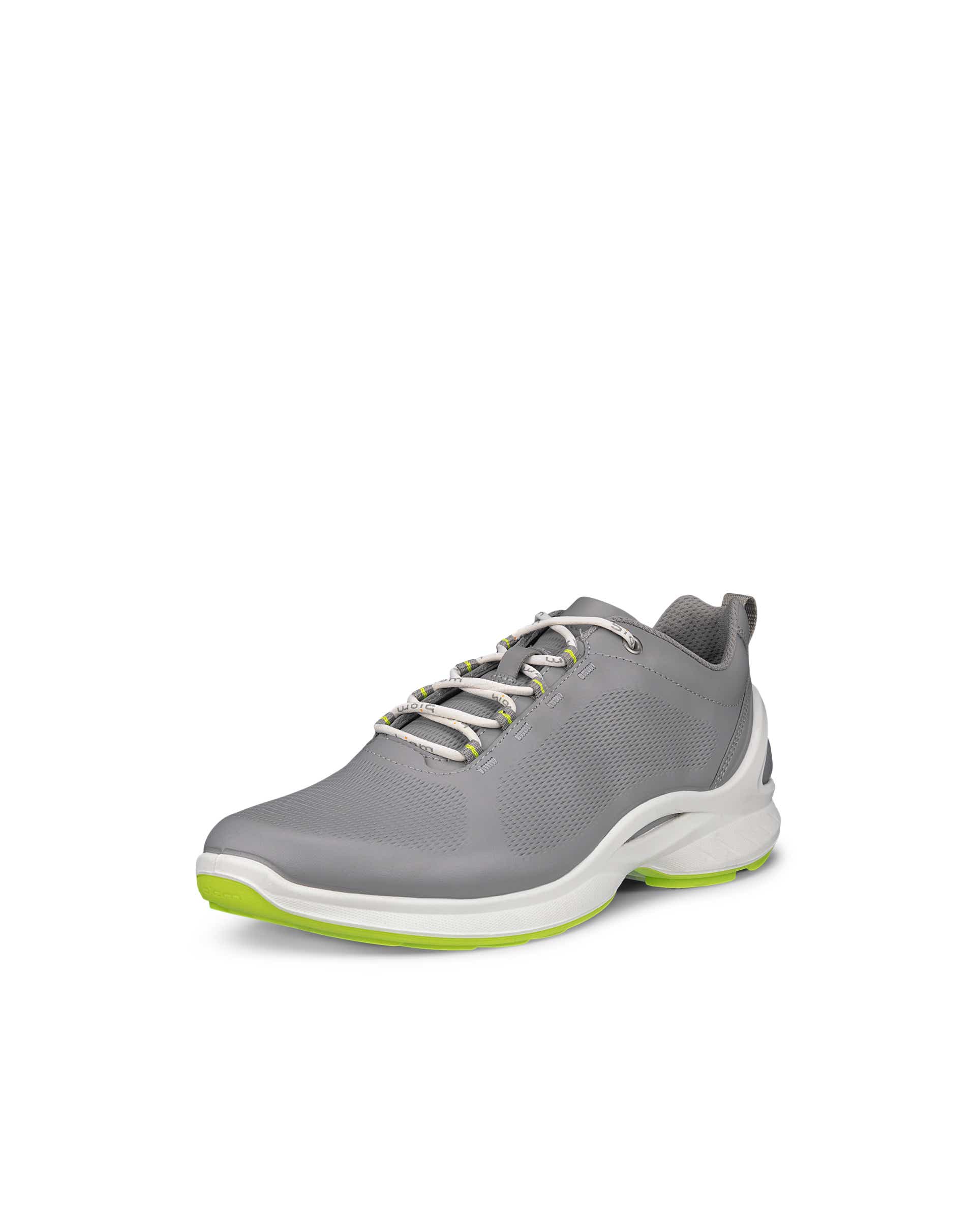 ECCO® BIOM FJUEL baskets en cuir pour homme - Gris - Main