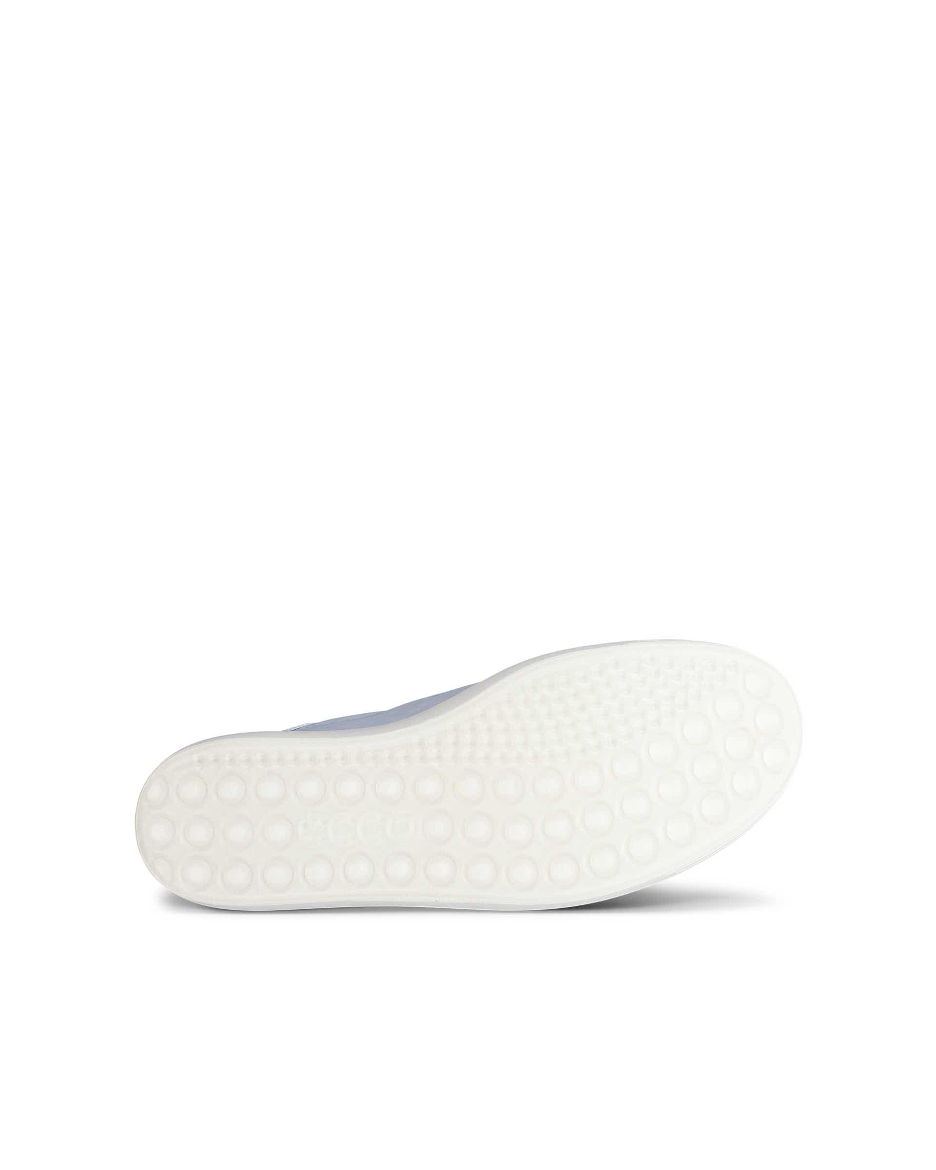 Dámska nubuková šnurovacia obuv ECCO® SOFT 7 - Modrá - Sole