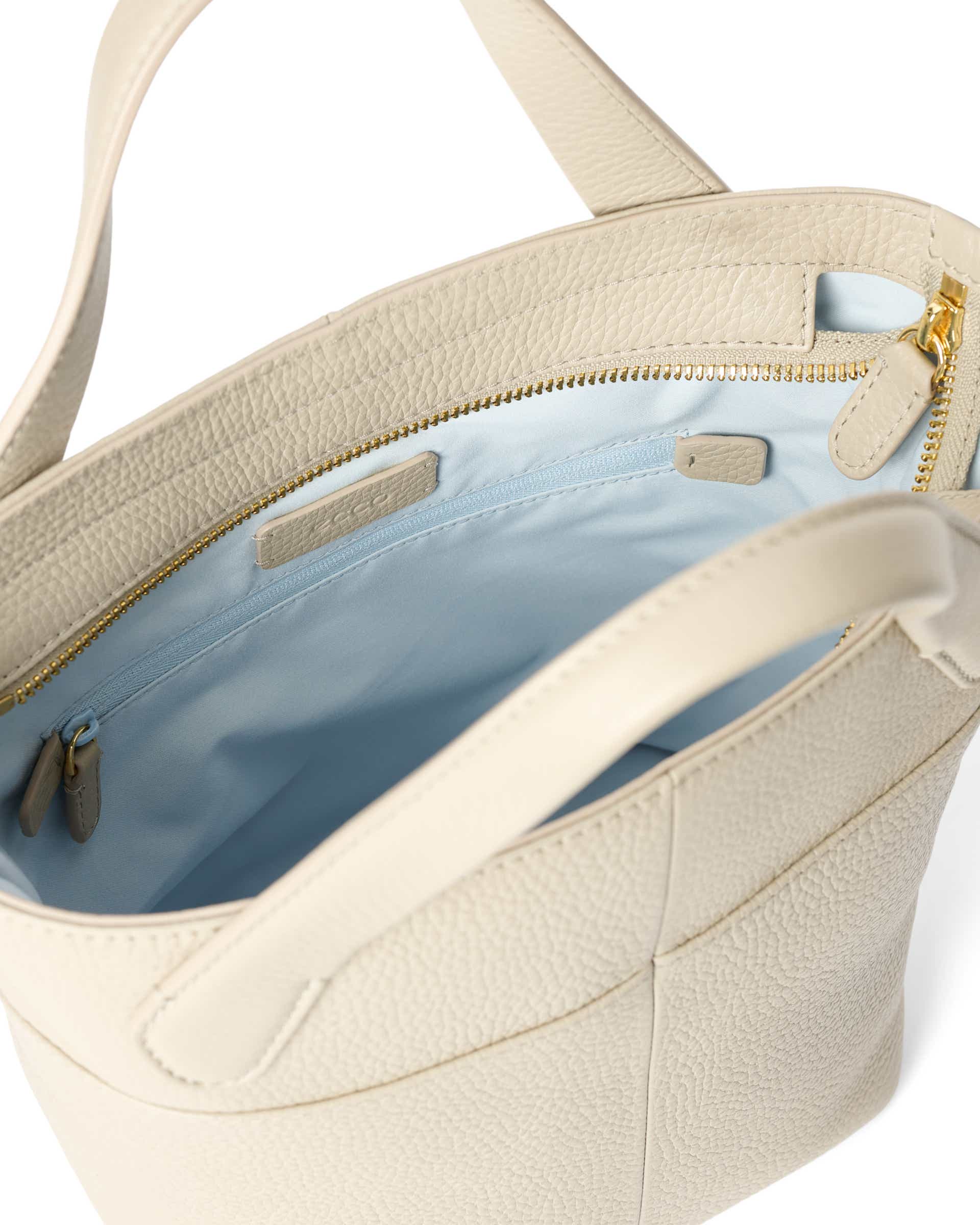 ECCO® Essential leren shopper - Beige - Inside