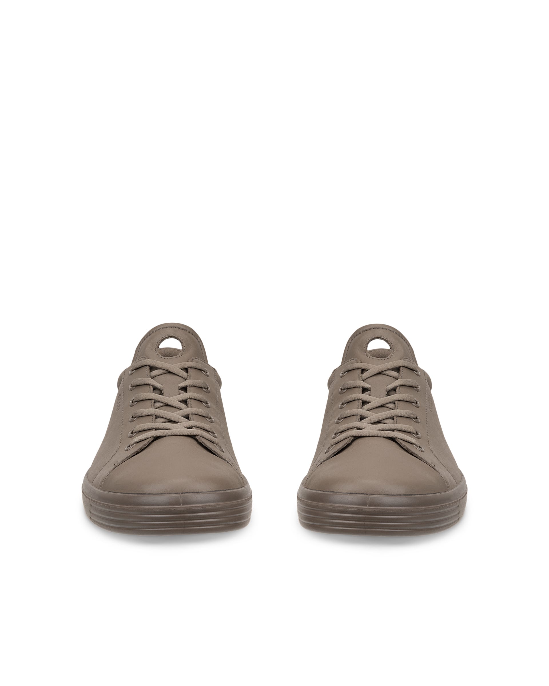 ECCO® SOFT CLASSIC sneakers i læder til herrer - Grå - Front pair