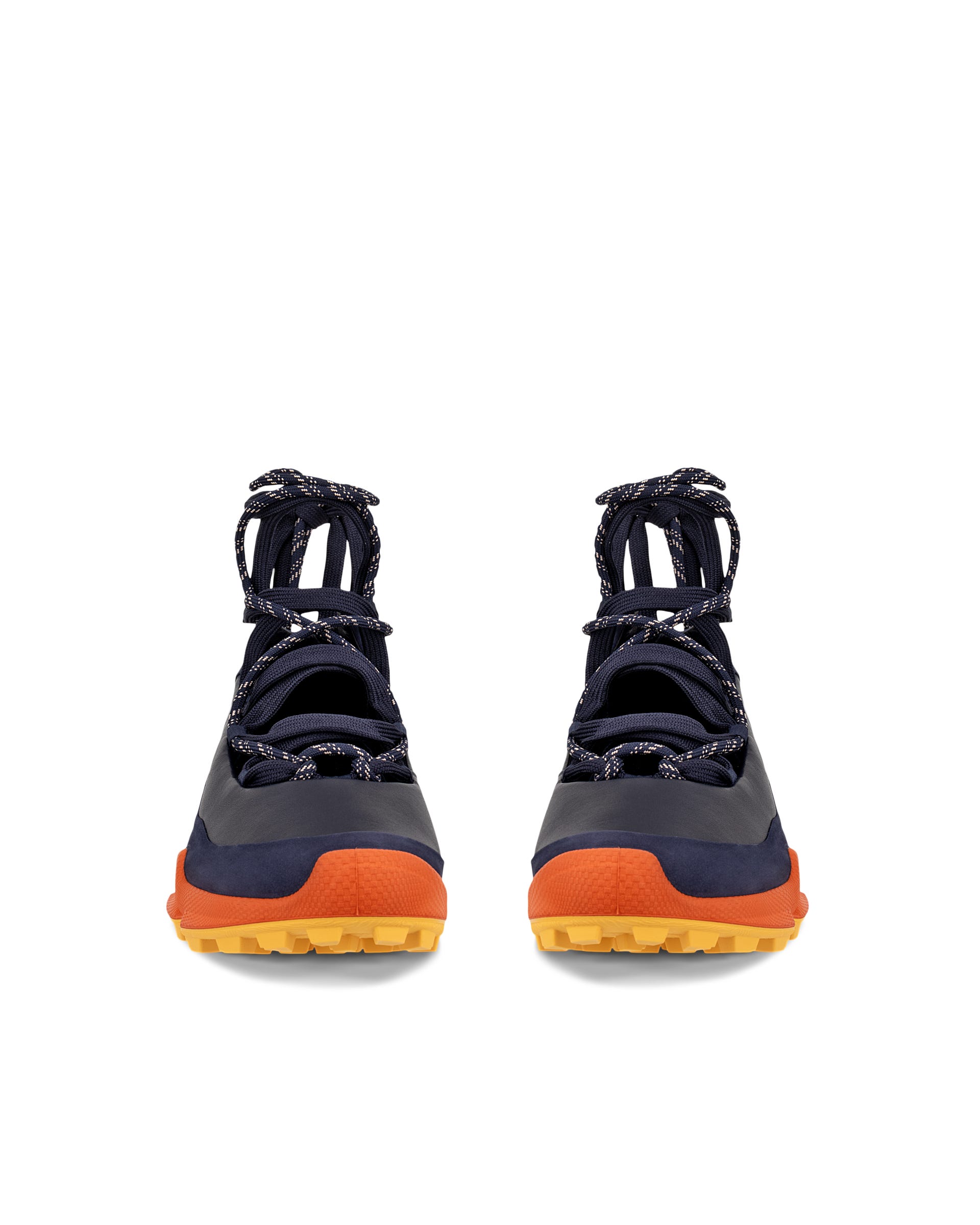 コーー　 ECCO BIOM C Trail ウィメンズ レザーアウトドアスニーカー | ブルー