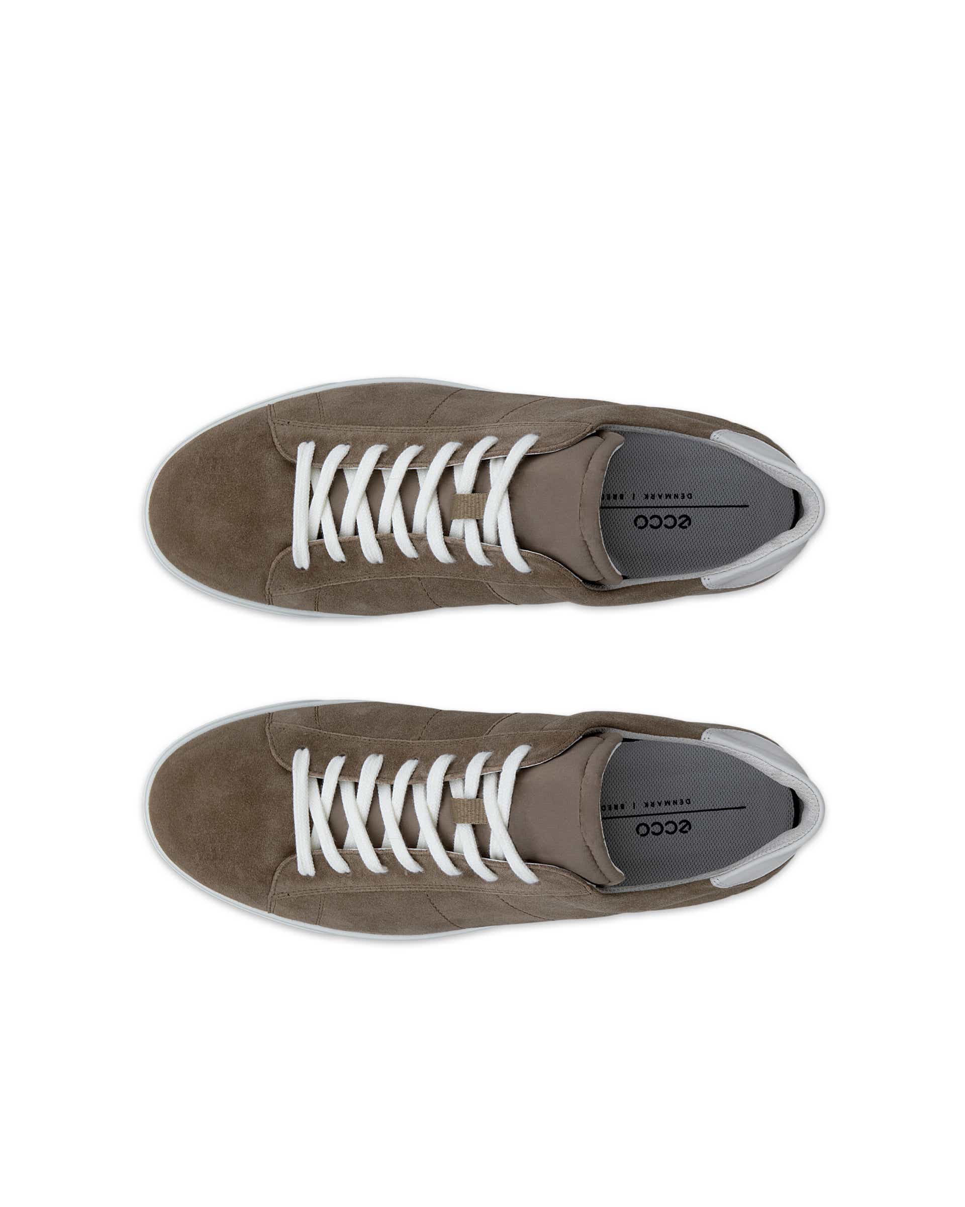 ECCO® STREET LITE muške tenisice od brušene Kože - Smeđa - Top left pair