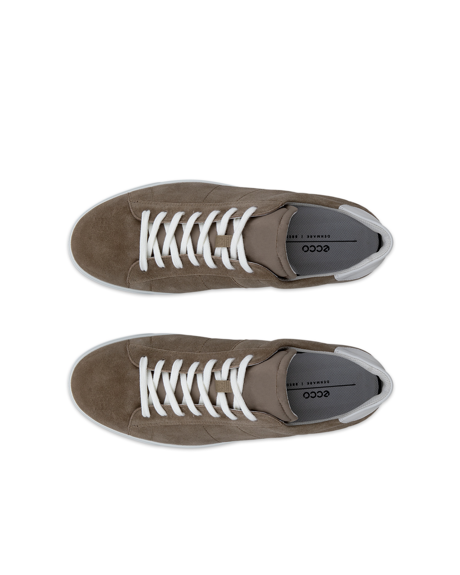 ECCO® STREET LITE muške tenisice od brušene Kože - Smeđa - Top left pair