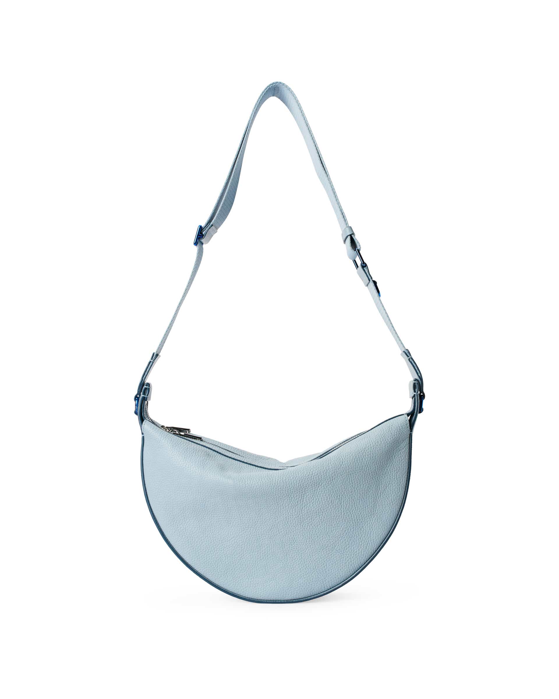 ECCO® Leather Crossbody Bag - Blue - Back