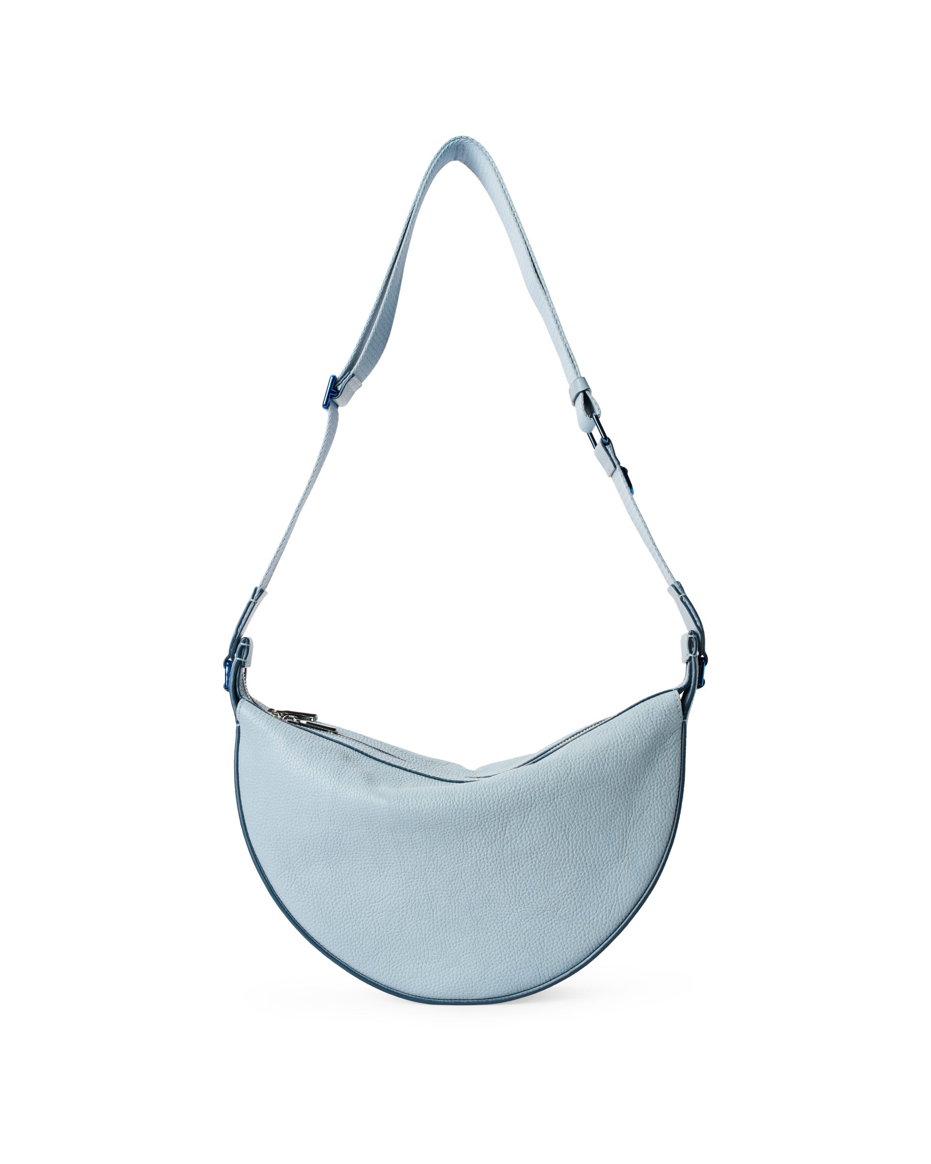 ECCO® Leather Crossbody Bag - Blue - Back